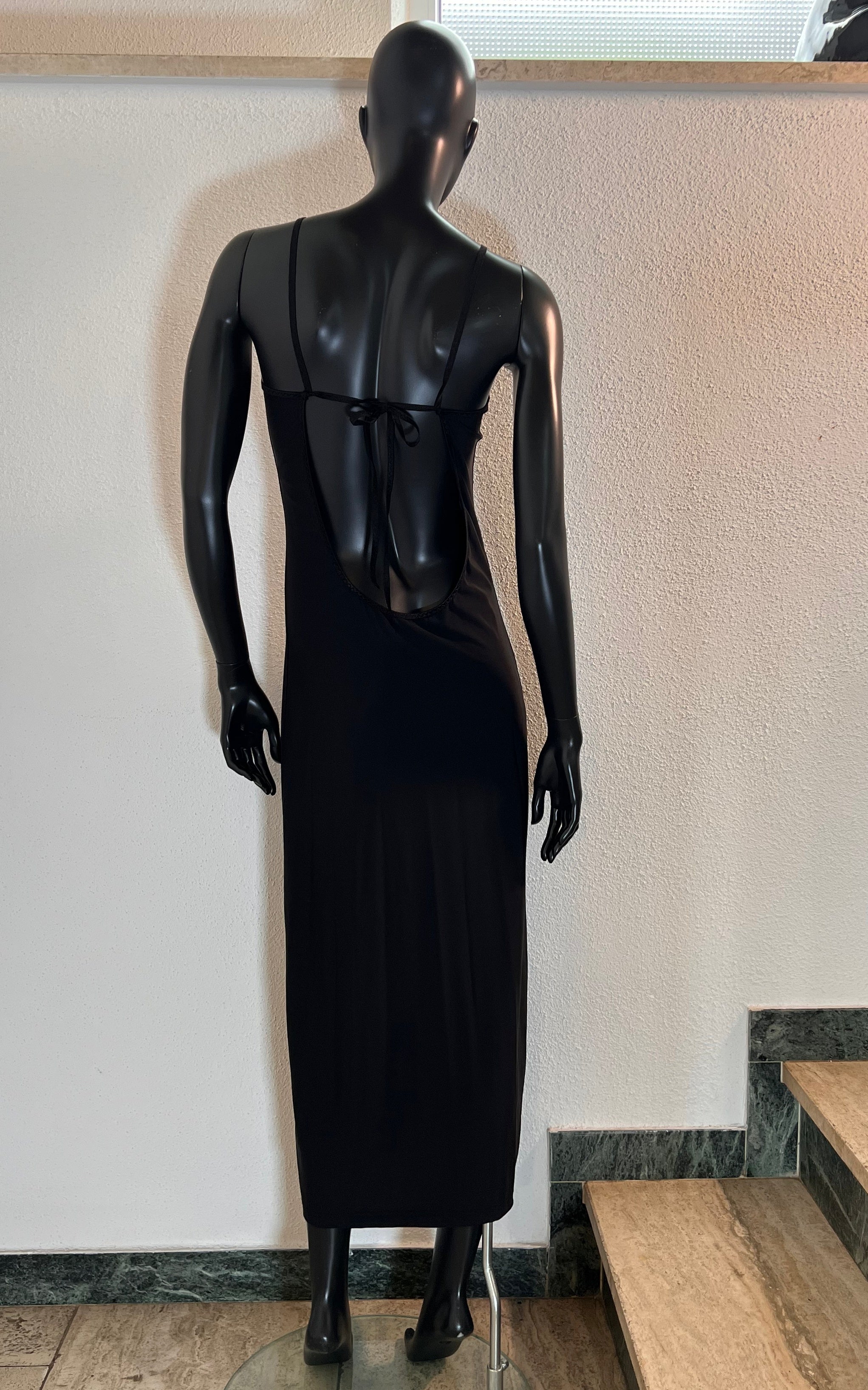 Vintage 90s Rose Lycra Dress