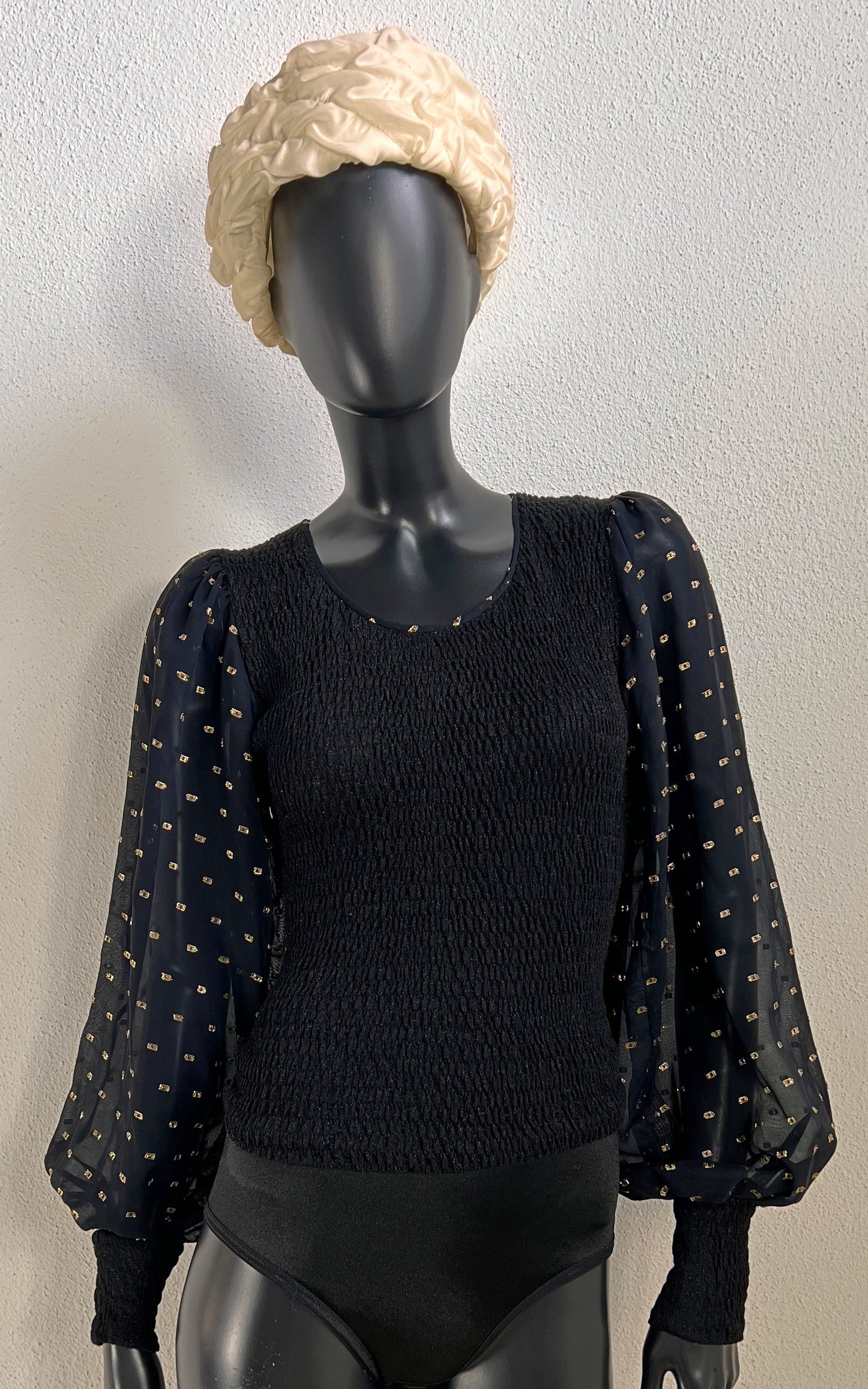 Vintage 70s Top with Ballon Sleeves