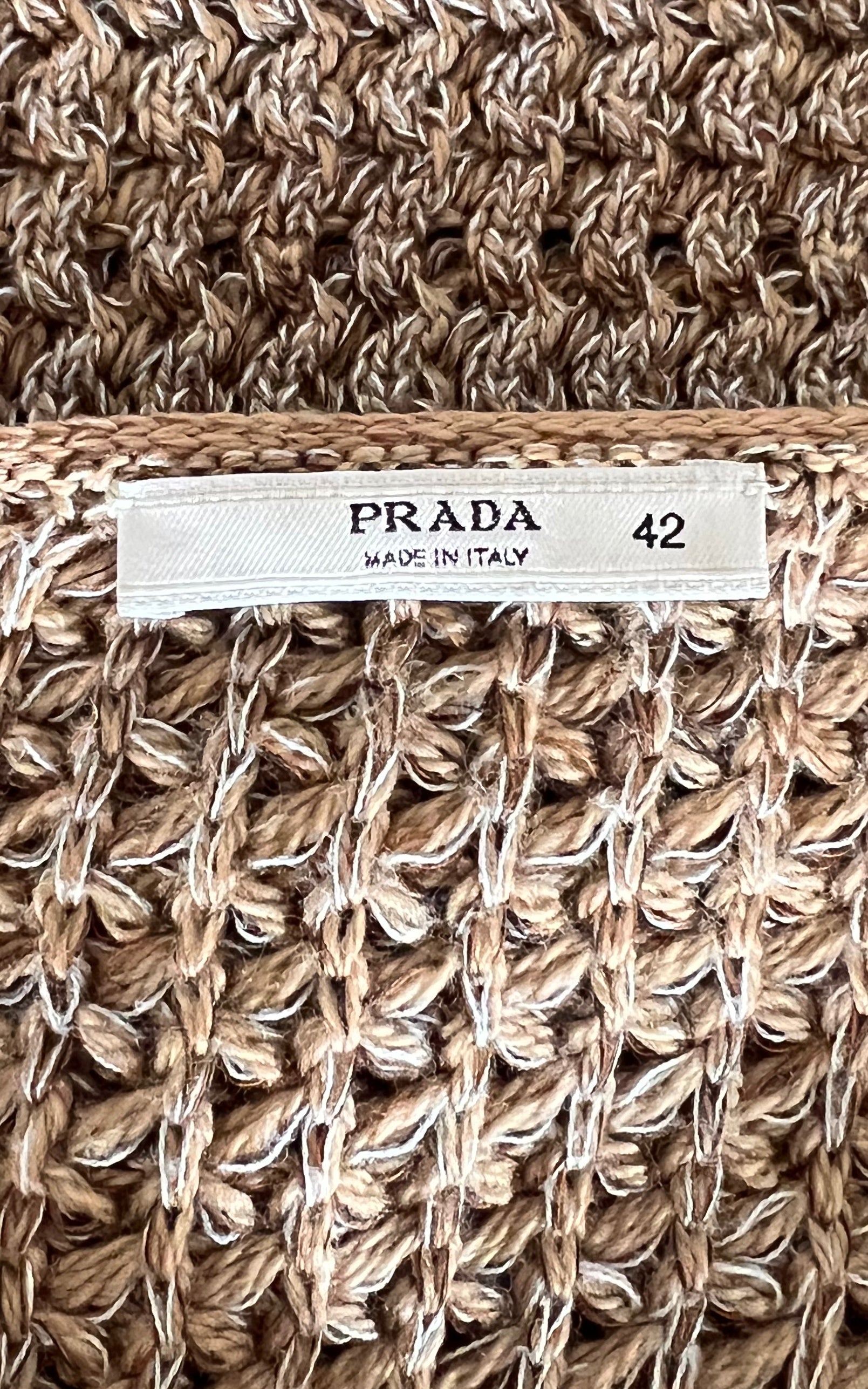 Vintage Prada Crochet Skirt