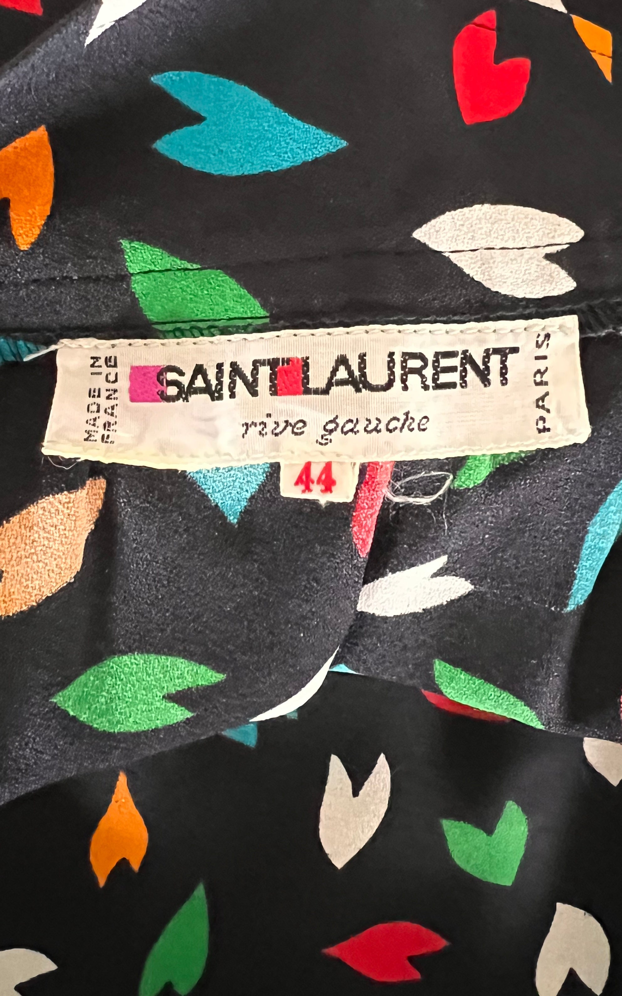 Vintage 1979 Yves Saint Laurent Silk Skirt