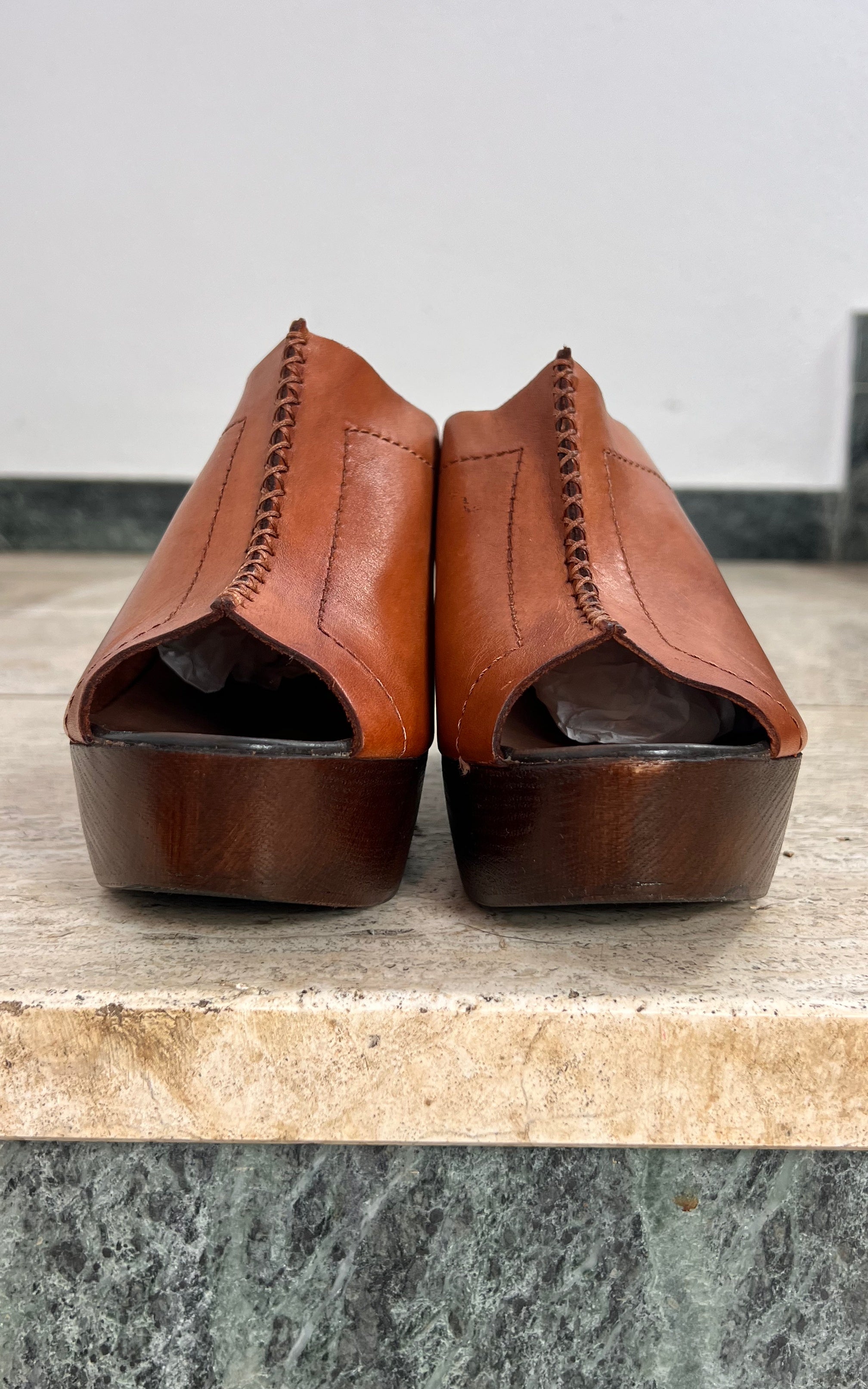 Deadstock 70s Style Clogs 39
