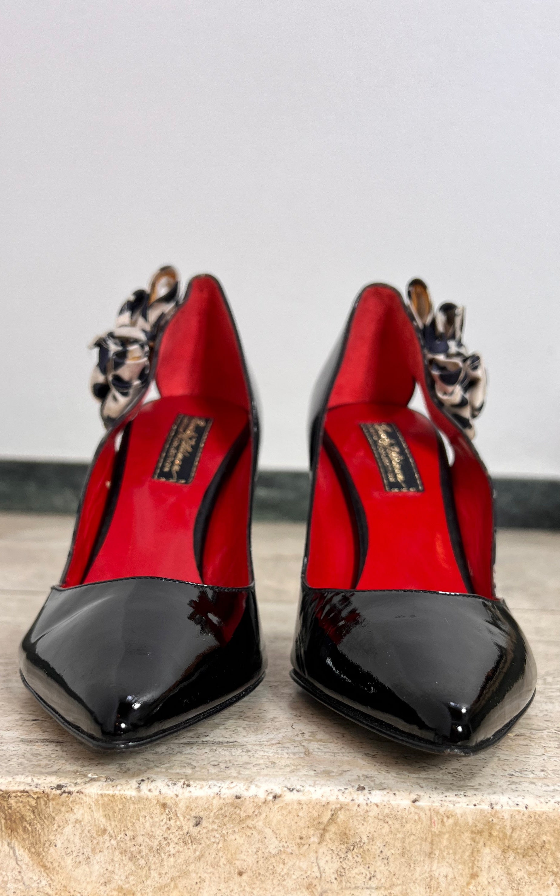 Vintage Beverly Feldmann Patent Leather High Heels 39/38
