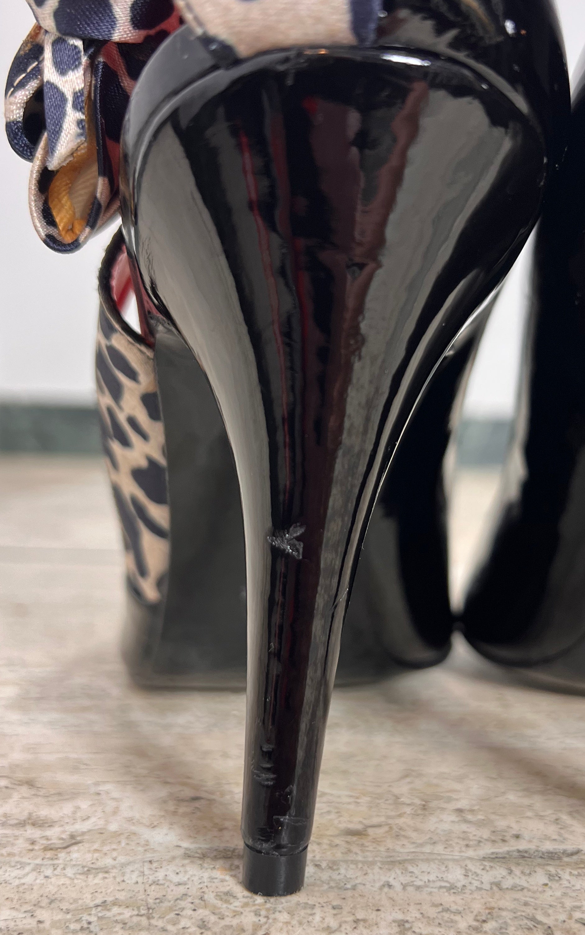 Vintage Beverly Feldmann Patent Leather High Heels 39/38
