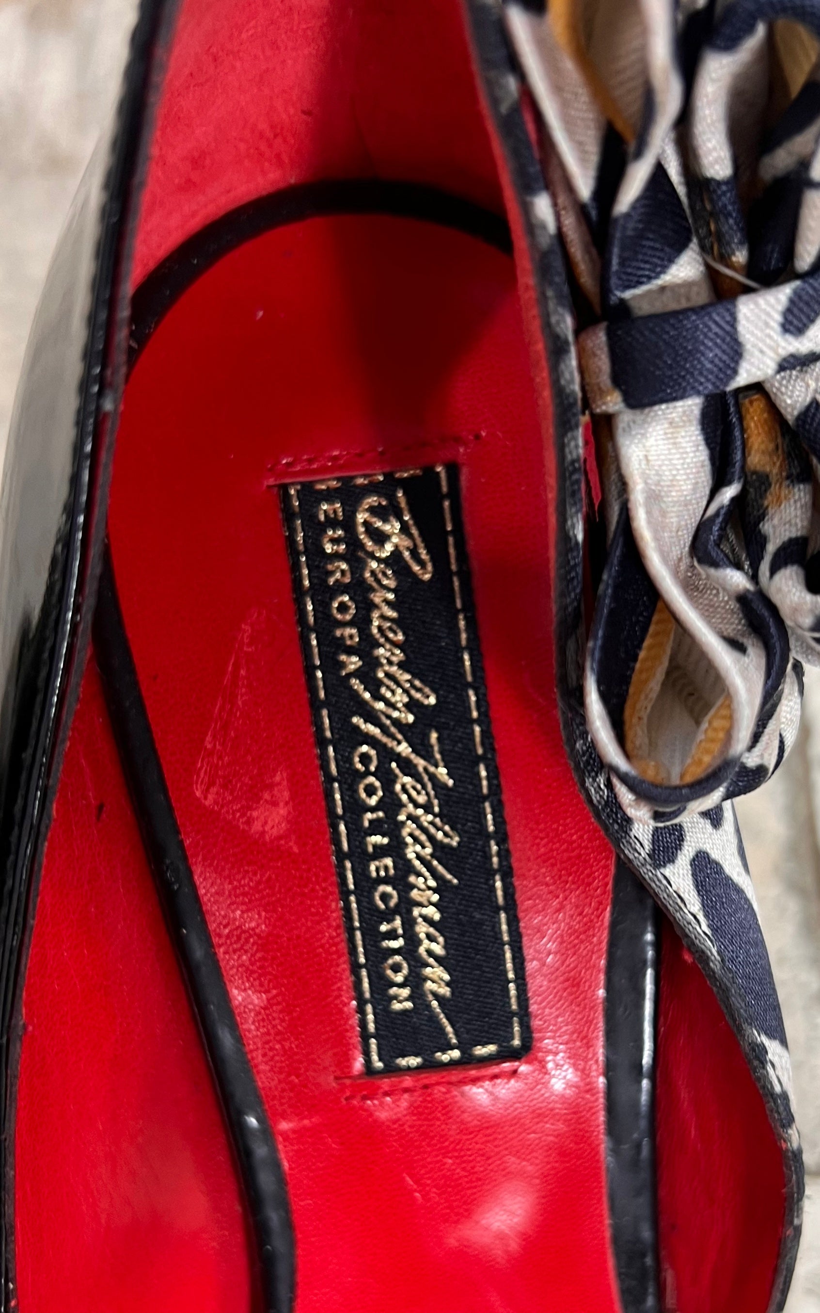 Vintage Beverly Feldmann Patent Leather High Heels 39/38