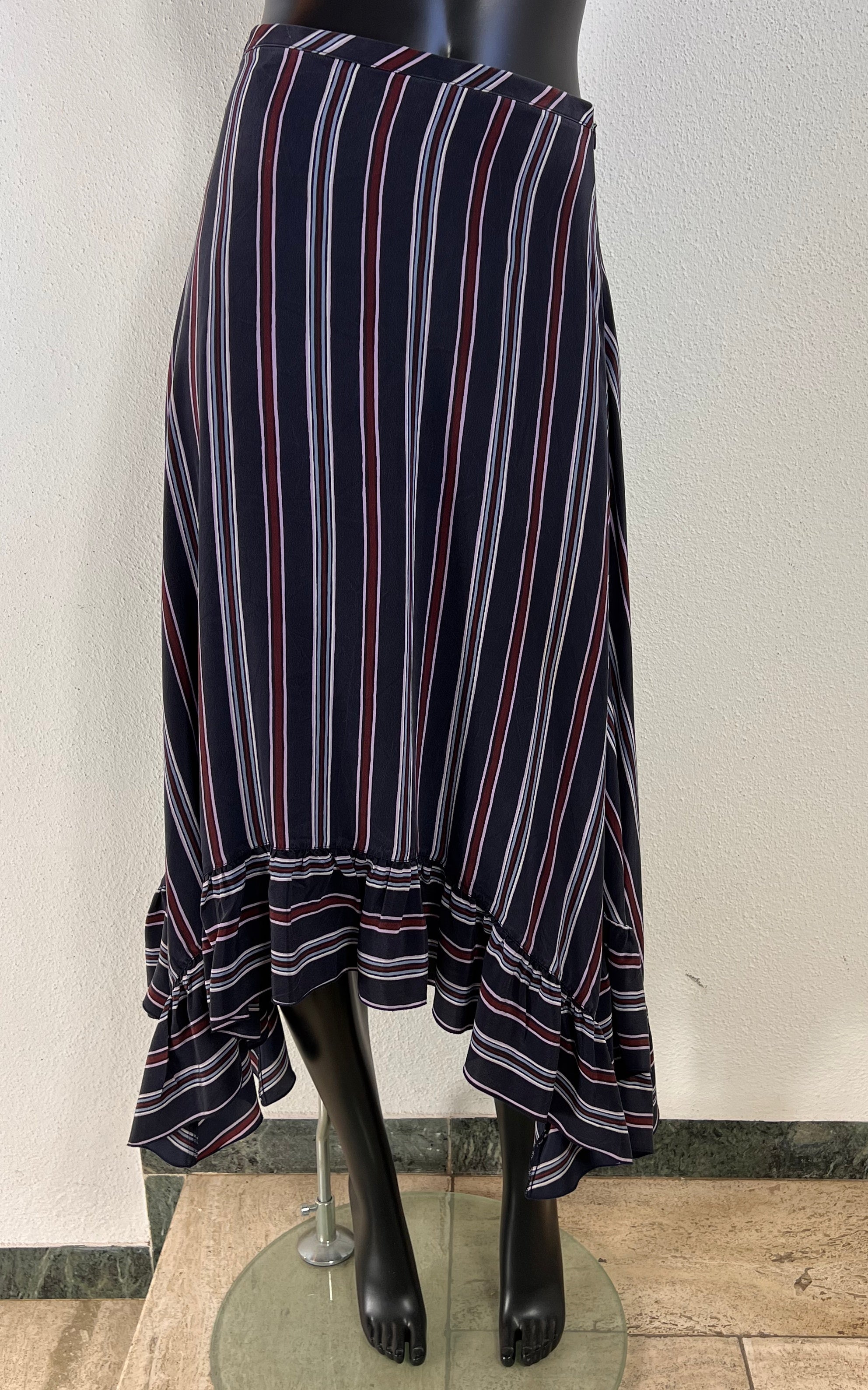 See by Chloe Ruffle Silk Skirt