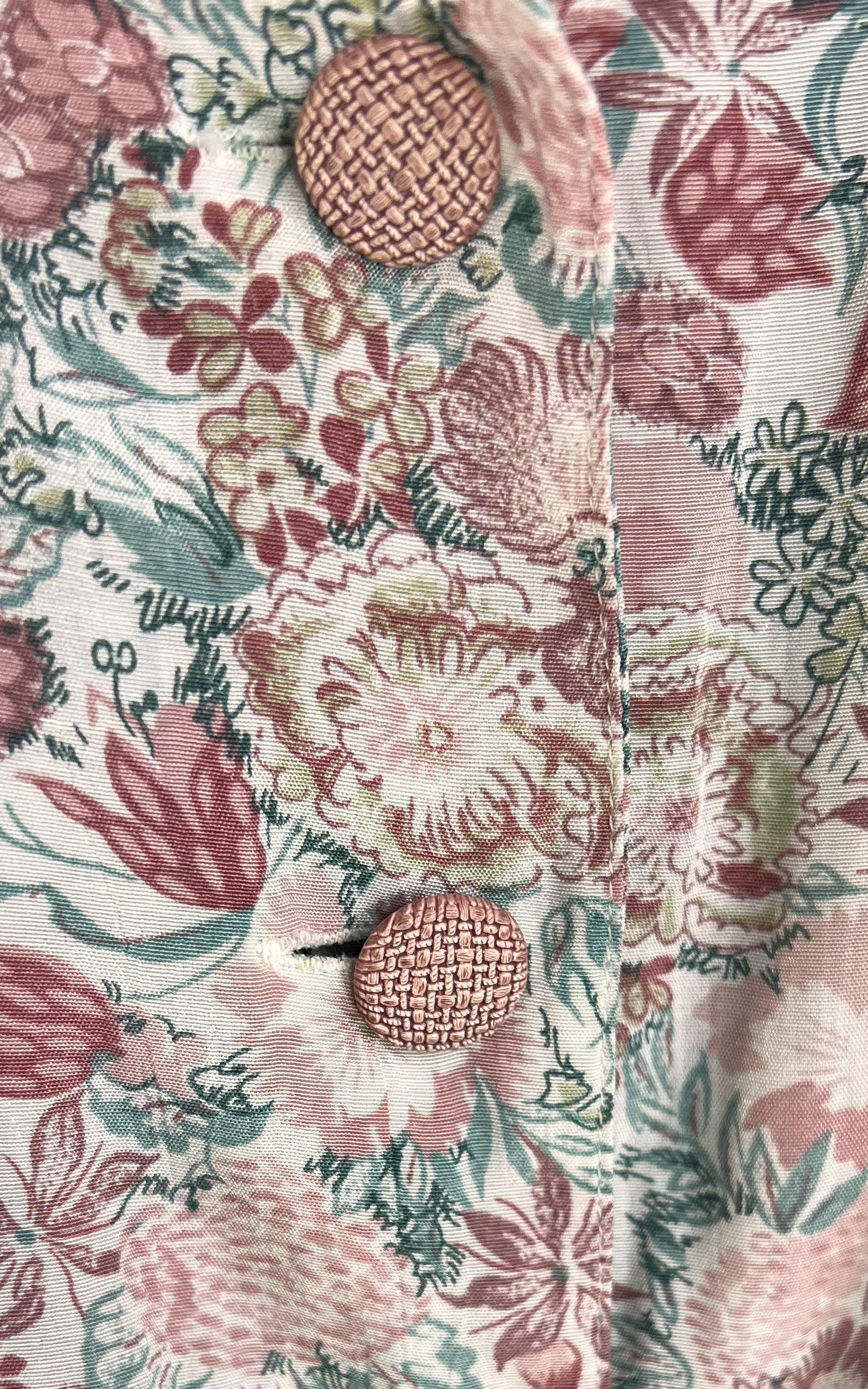 Vintage Romantic Flower Blouse
