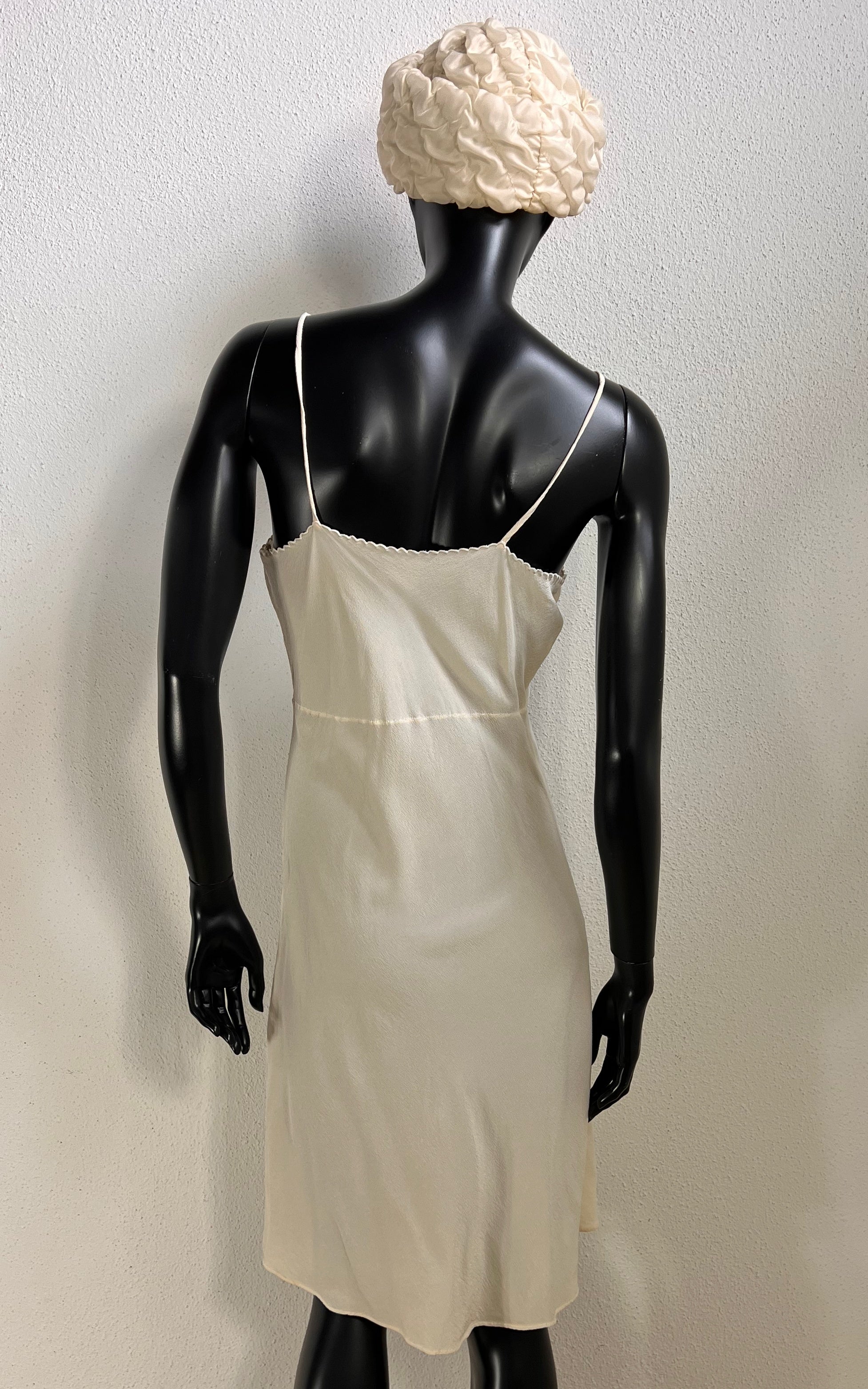 Antique Silk Slip Dress