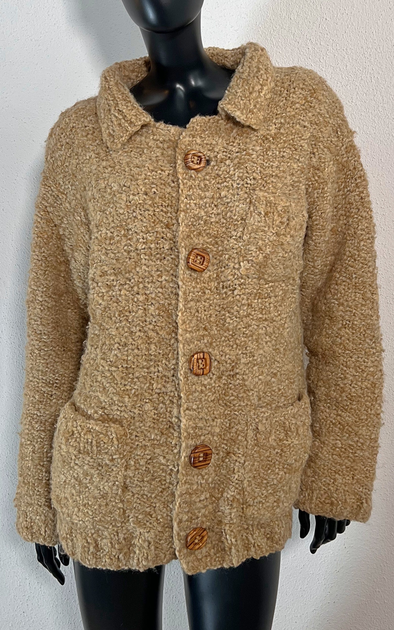 Vintage Handmade Wool Cardigan