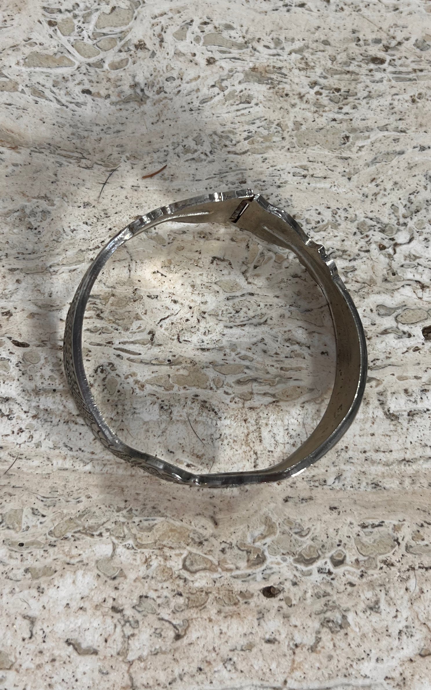 Vintage Silver Snake Bracelet