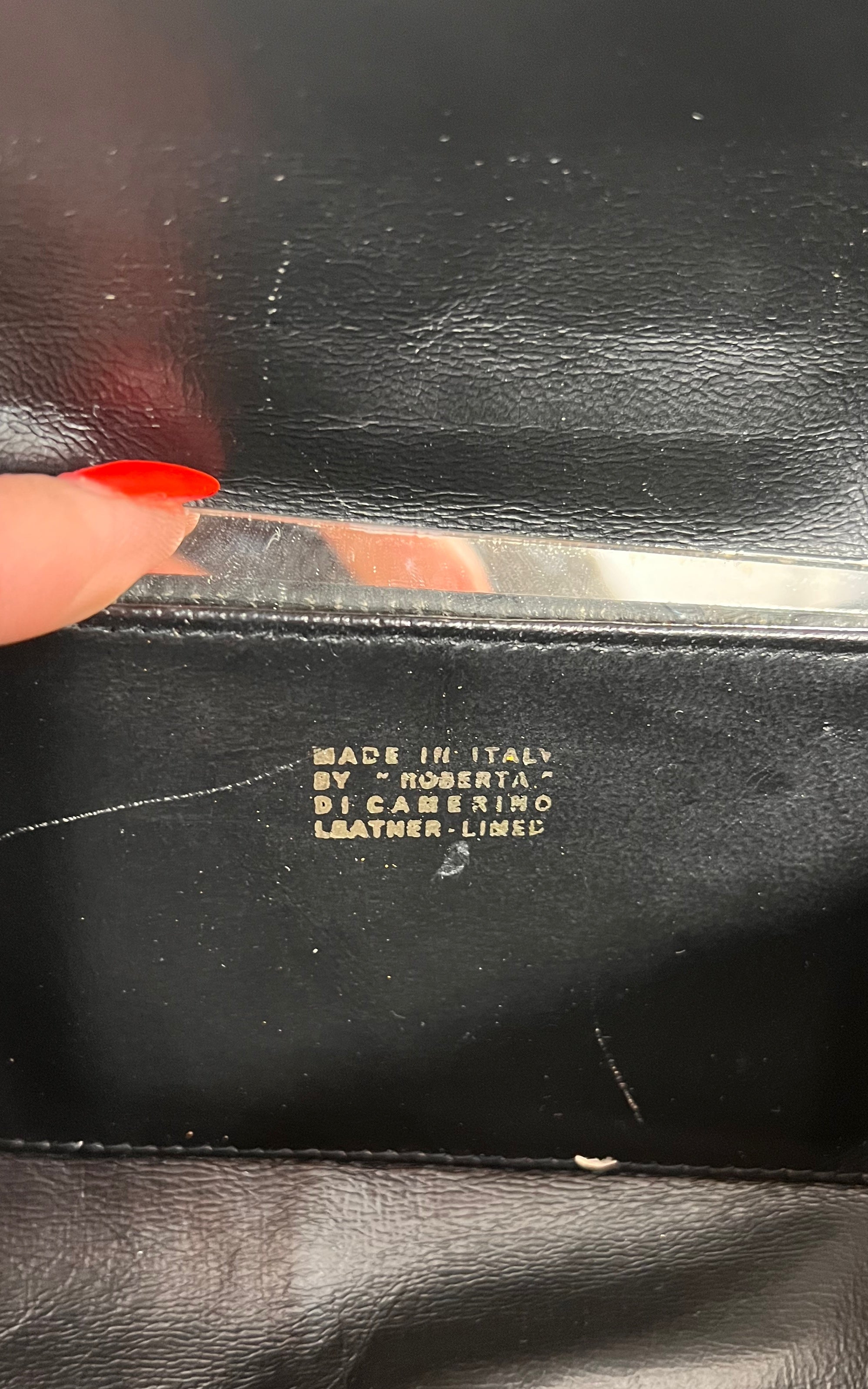 Vintage Velvet Roberta Di Camerino Clutch Bag