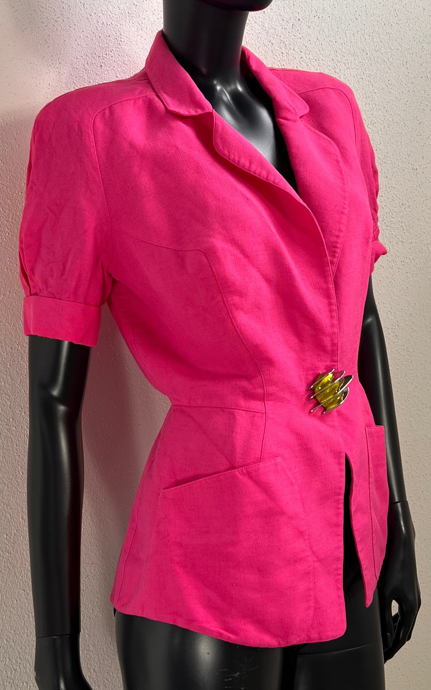Vintage Thierry Mugler Linen Blazer