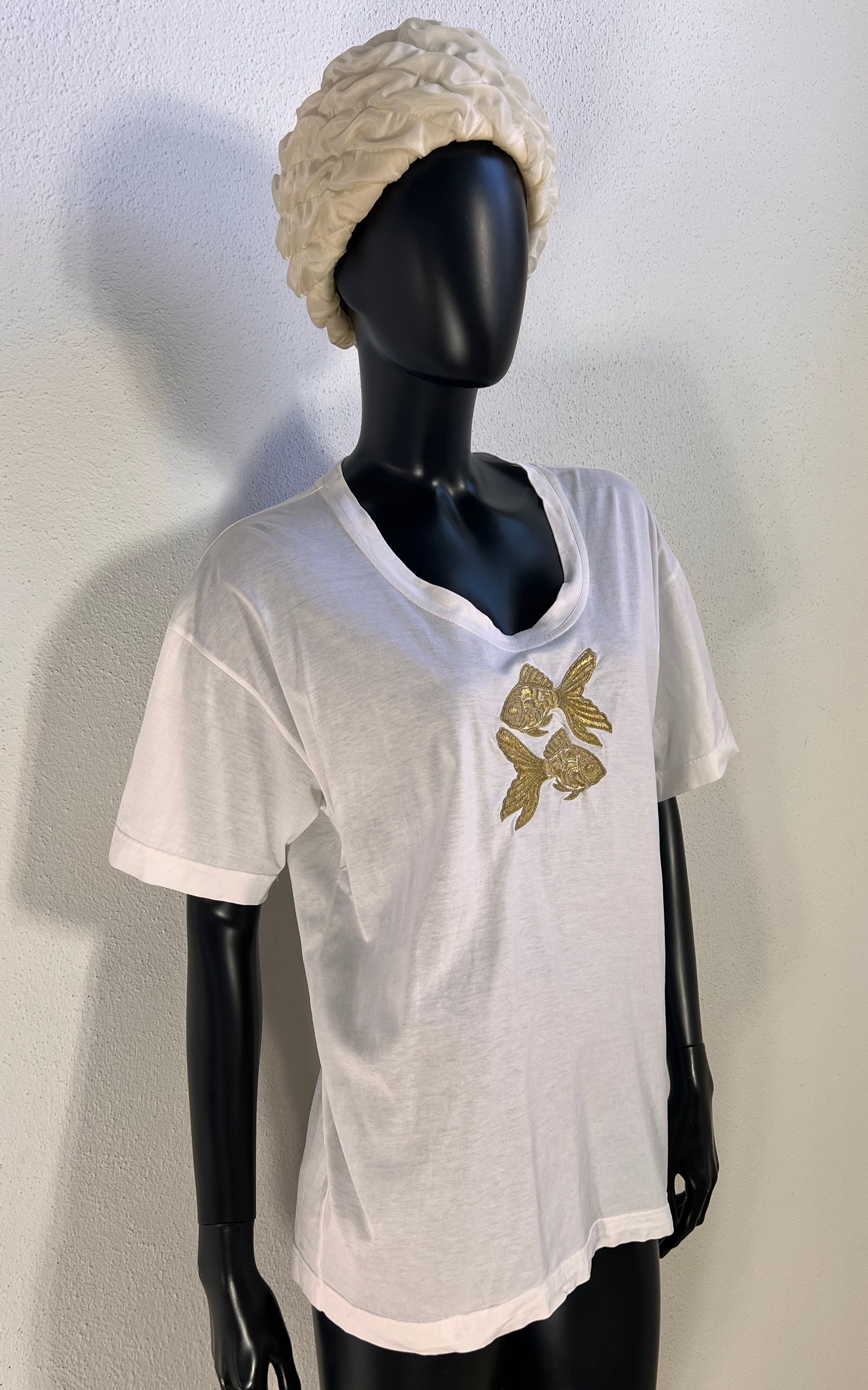 Vintage 90s Escada Goldfish Tee