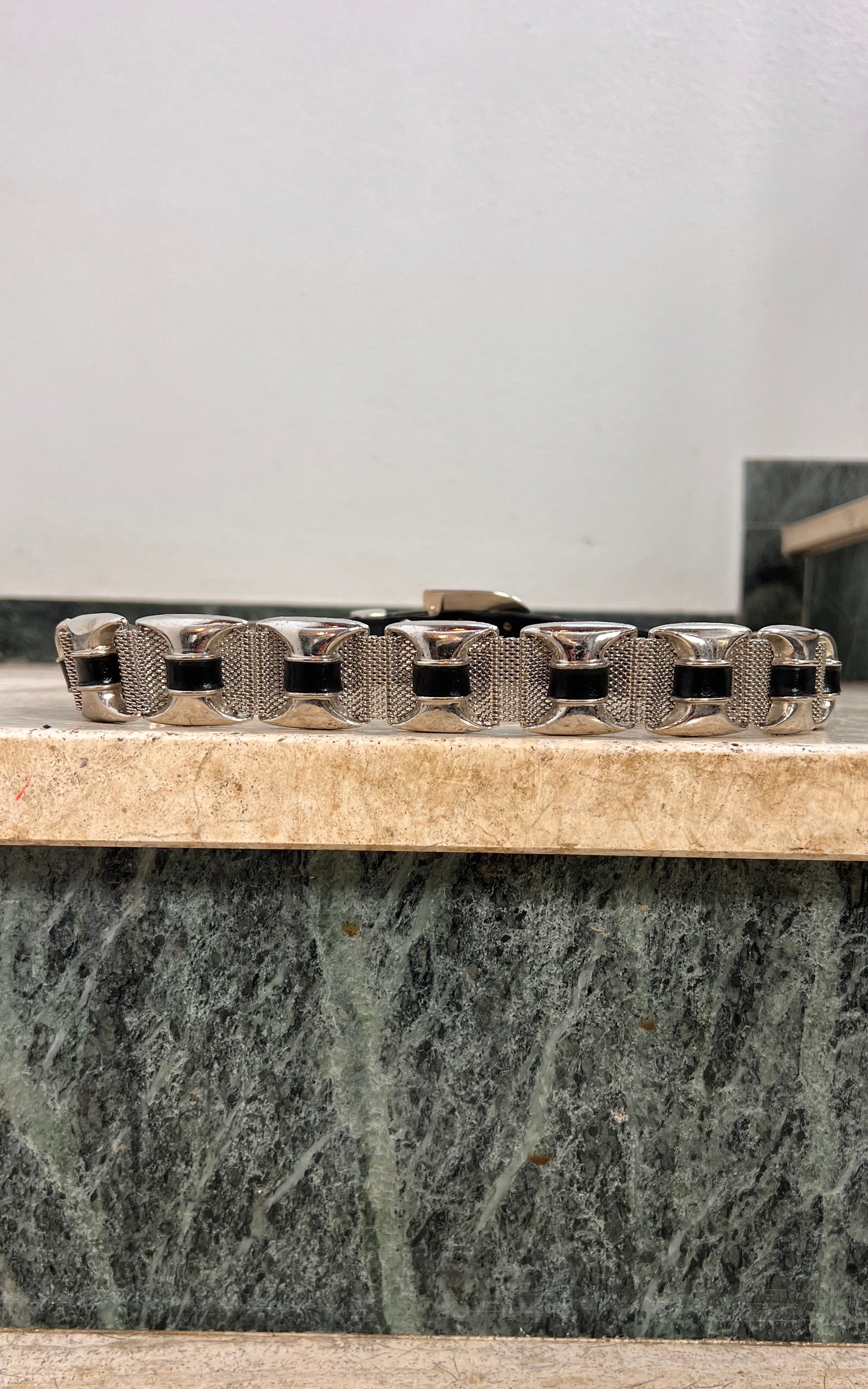 Vintage Studded Metal Belt