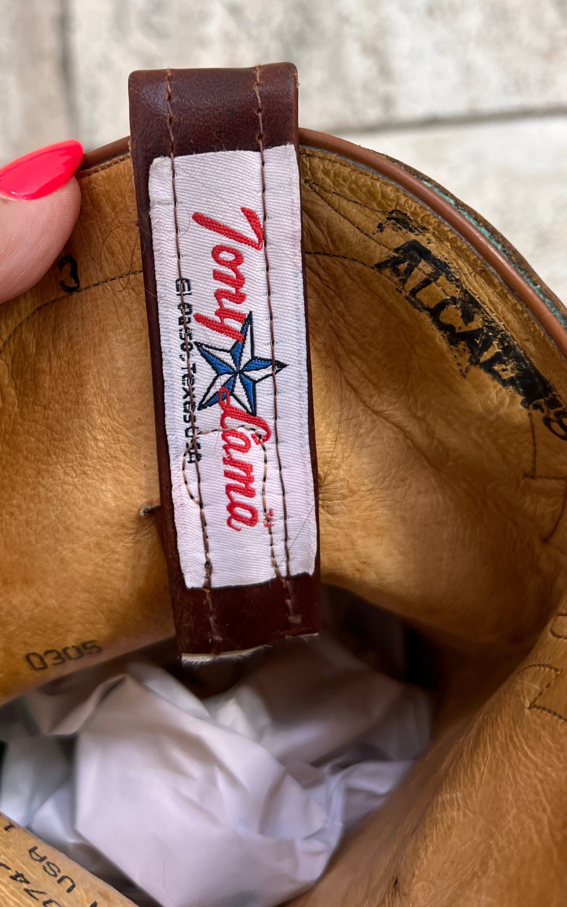 Vintage Tony Lama Two-Tone Leather Cowboy Boots 39 – Made in USA
