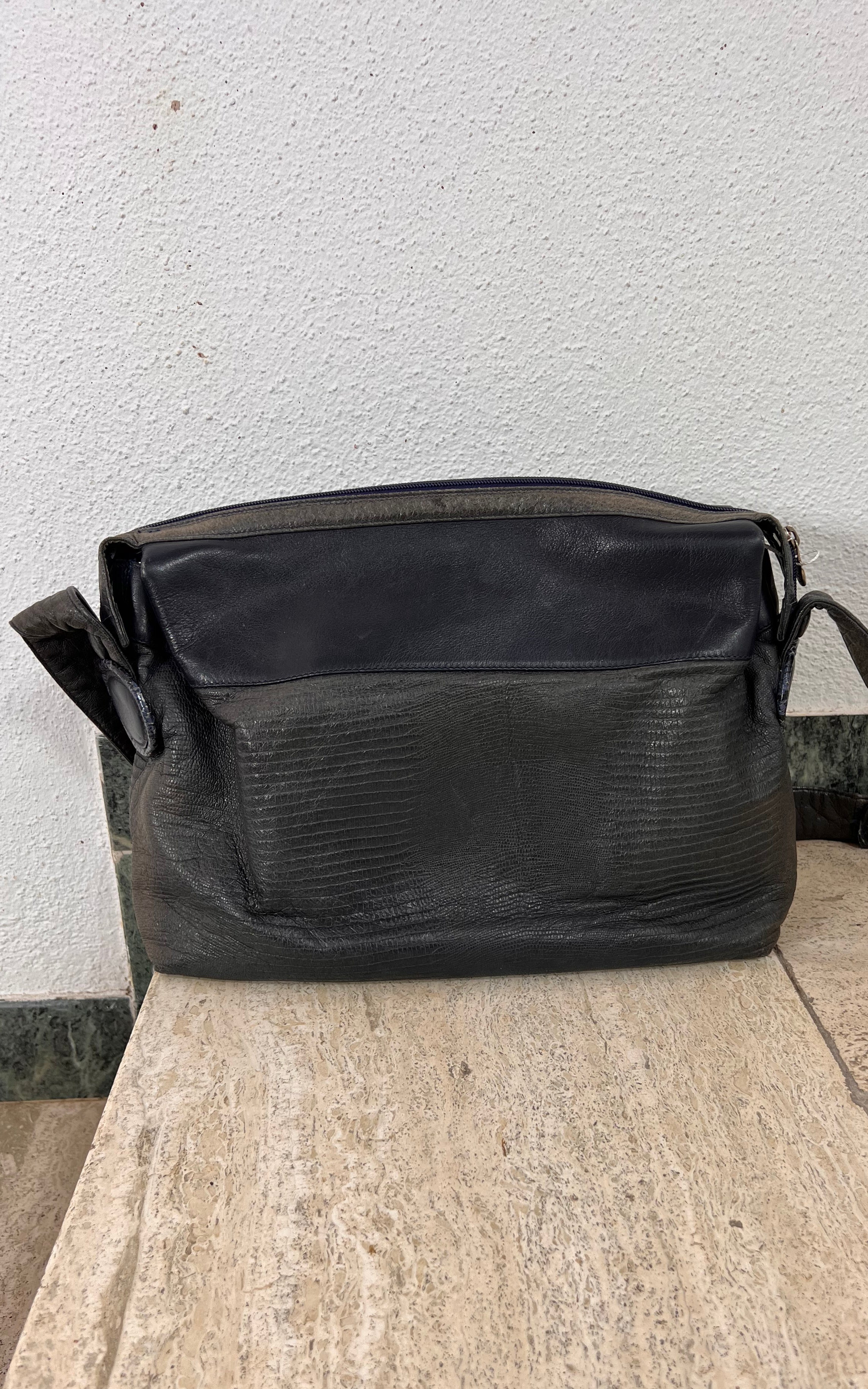 Vintage Mariotti Italian Leather Shoulder Bag