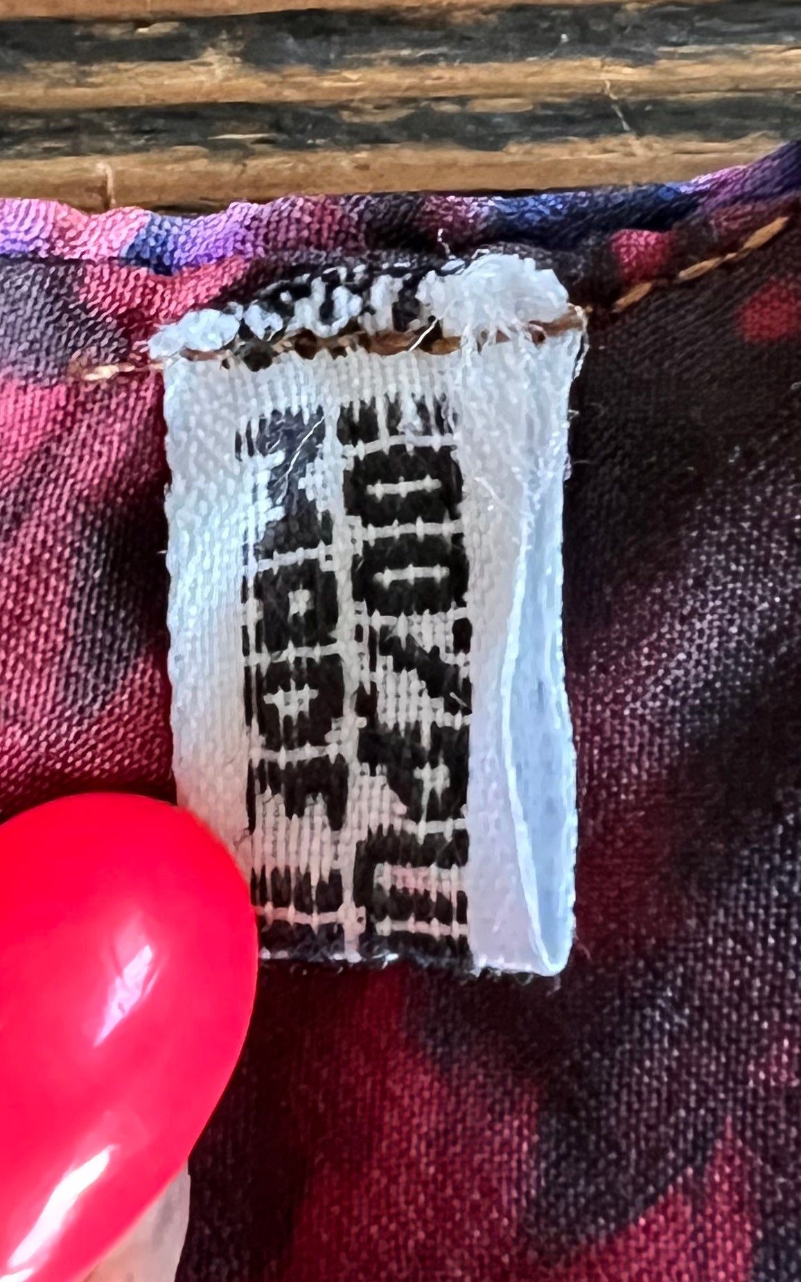 Gilet vintage da uomo in seta tye-dye anni '70