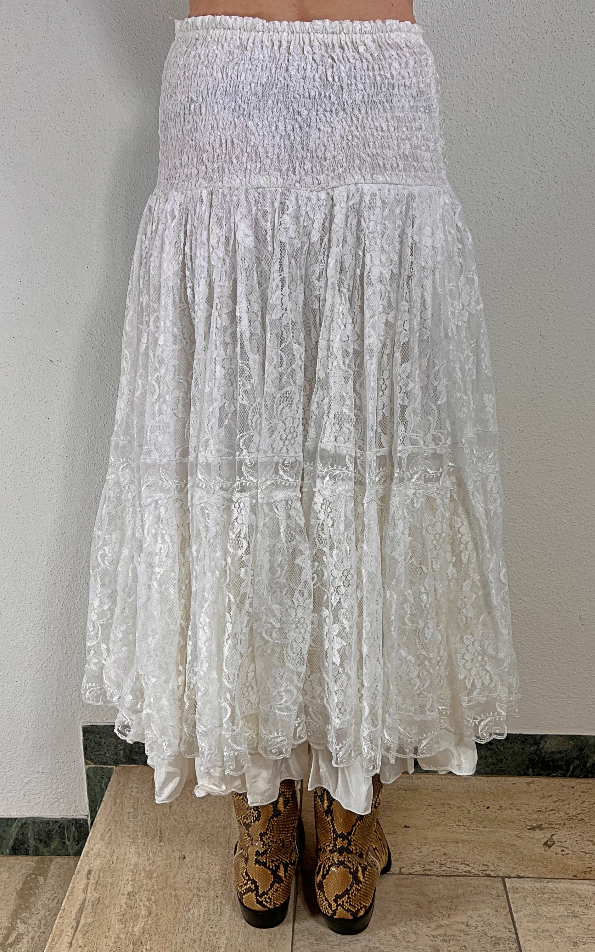 Vintage 80s Cocos Lace Set
