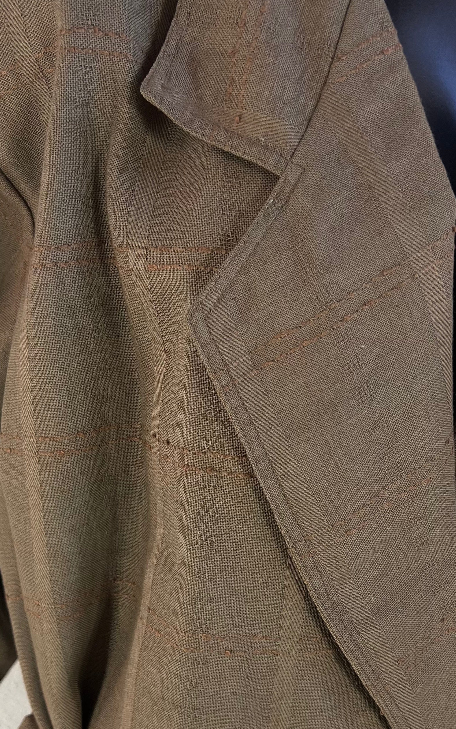 Vintage 90s Linnen Coat