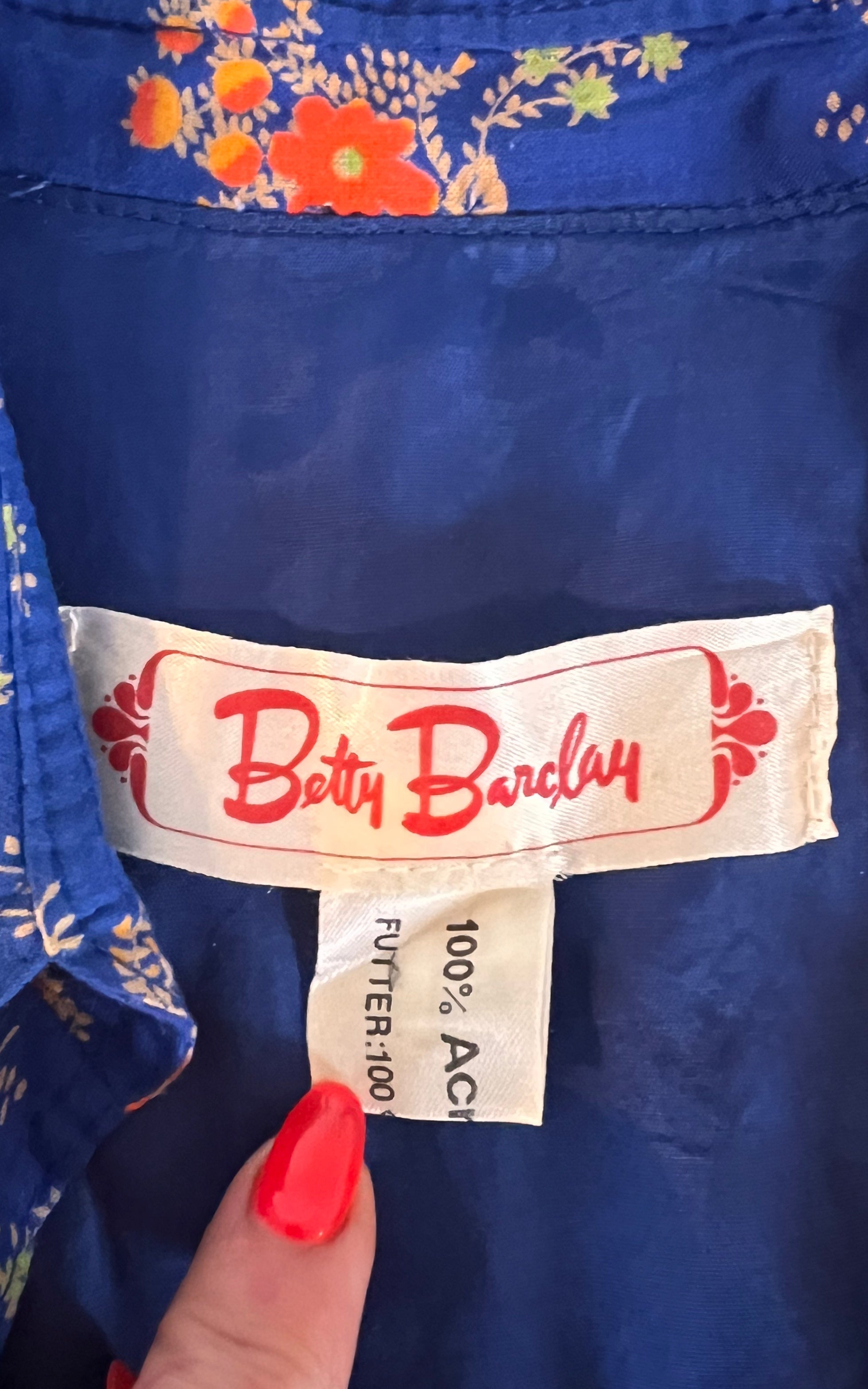 Vintage 70s Betty Barclay Dress