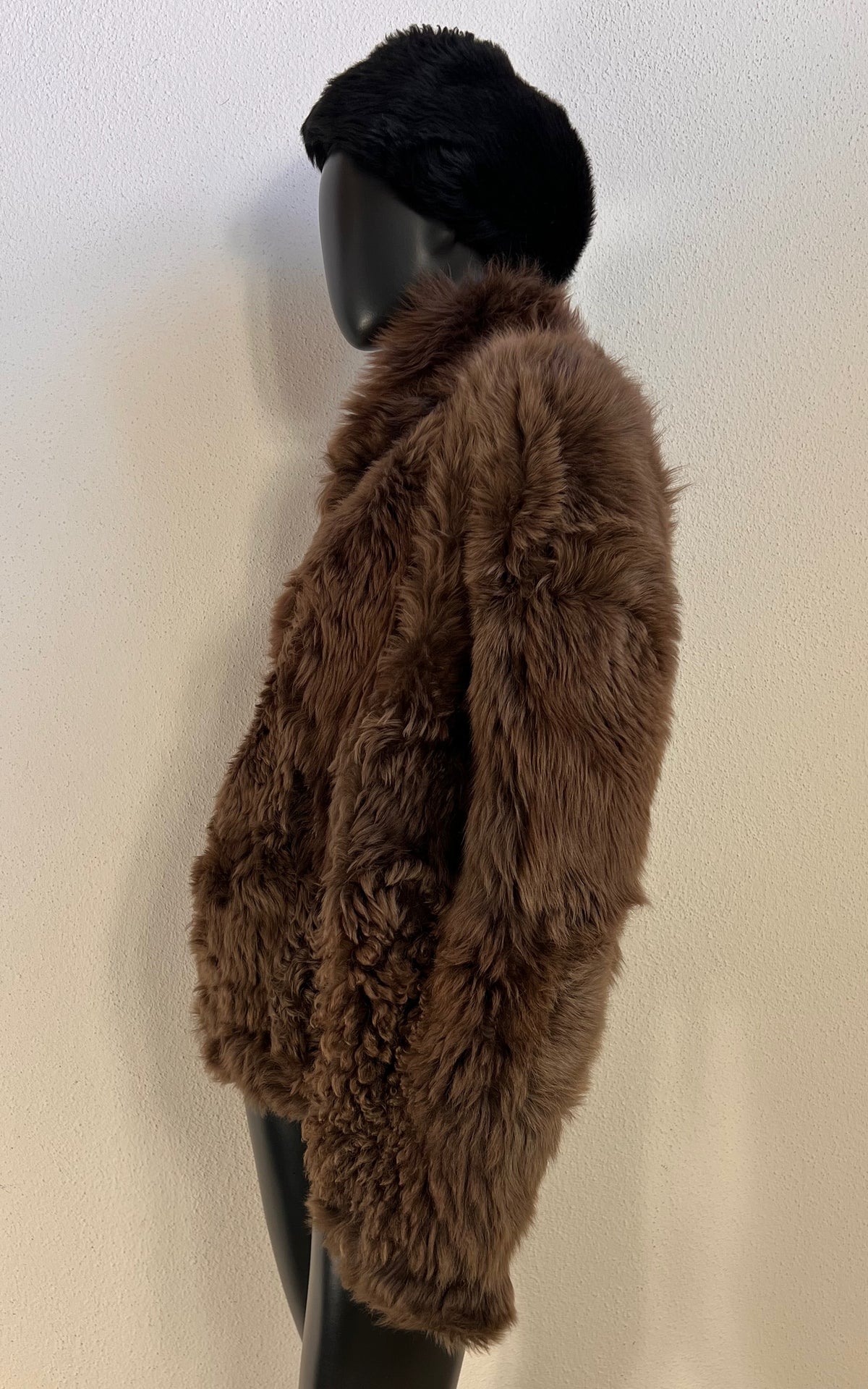 Reworked Curly Lamb Shearling Jacket