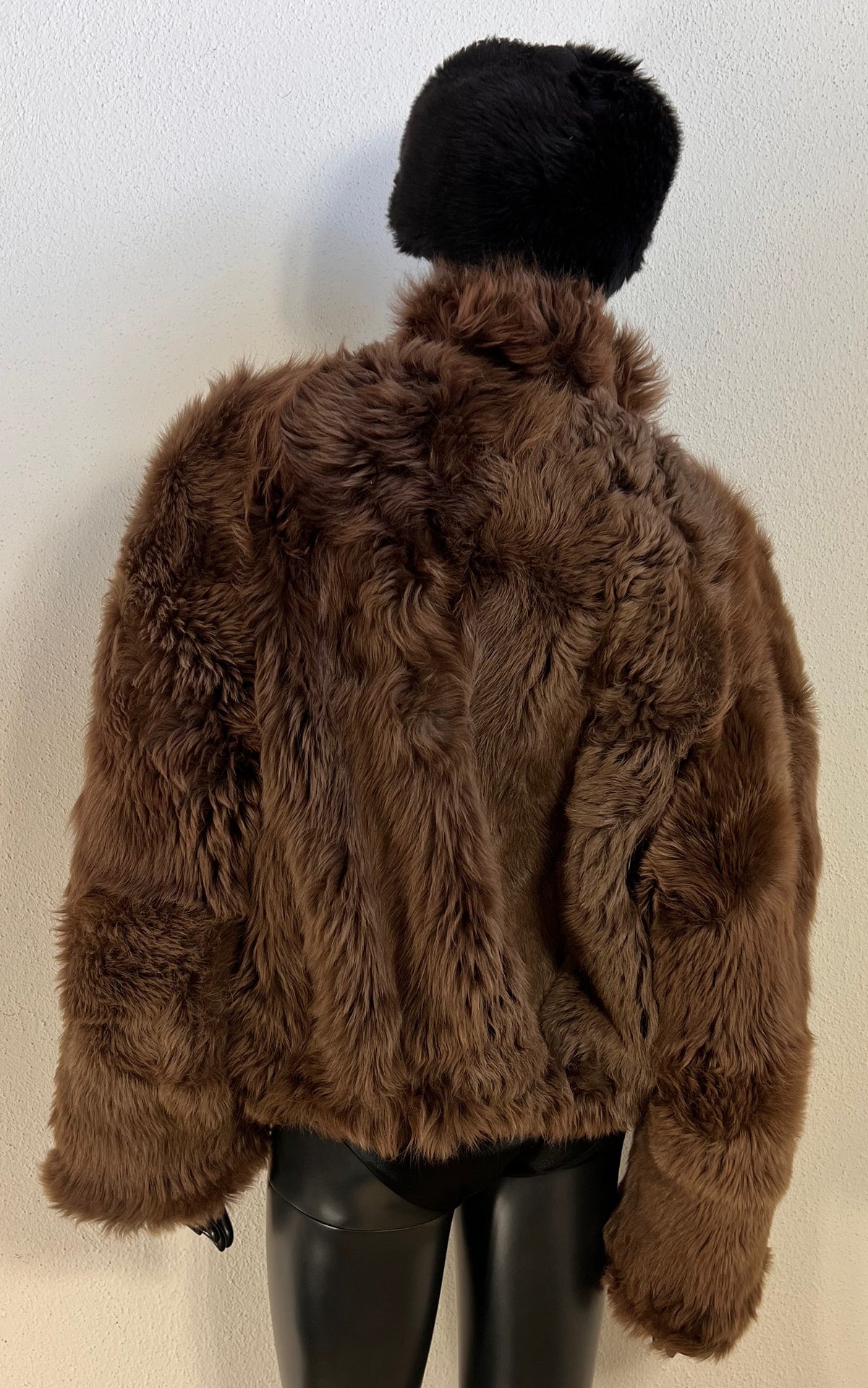 Reworked Curly Lamb Shearling Jacket