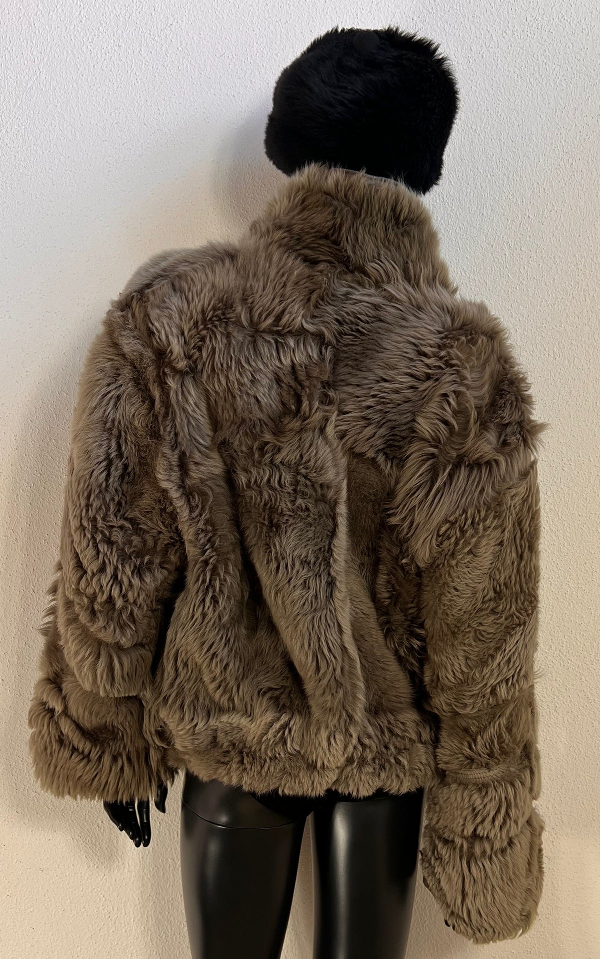 Reworked Curly Lamb Shearling Jacket