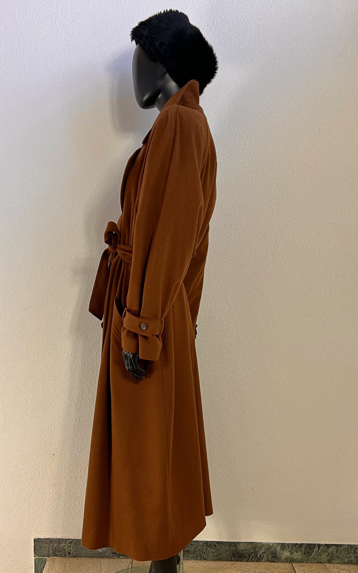 Vintage Dinomoda 100% Cashmere Belted Coat