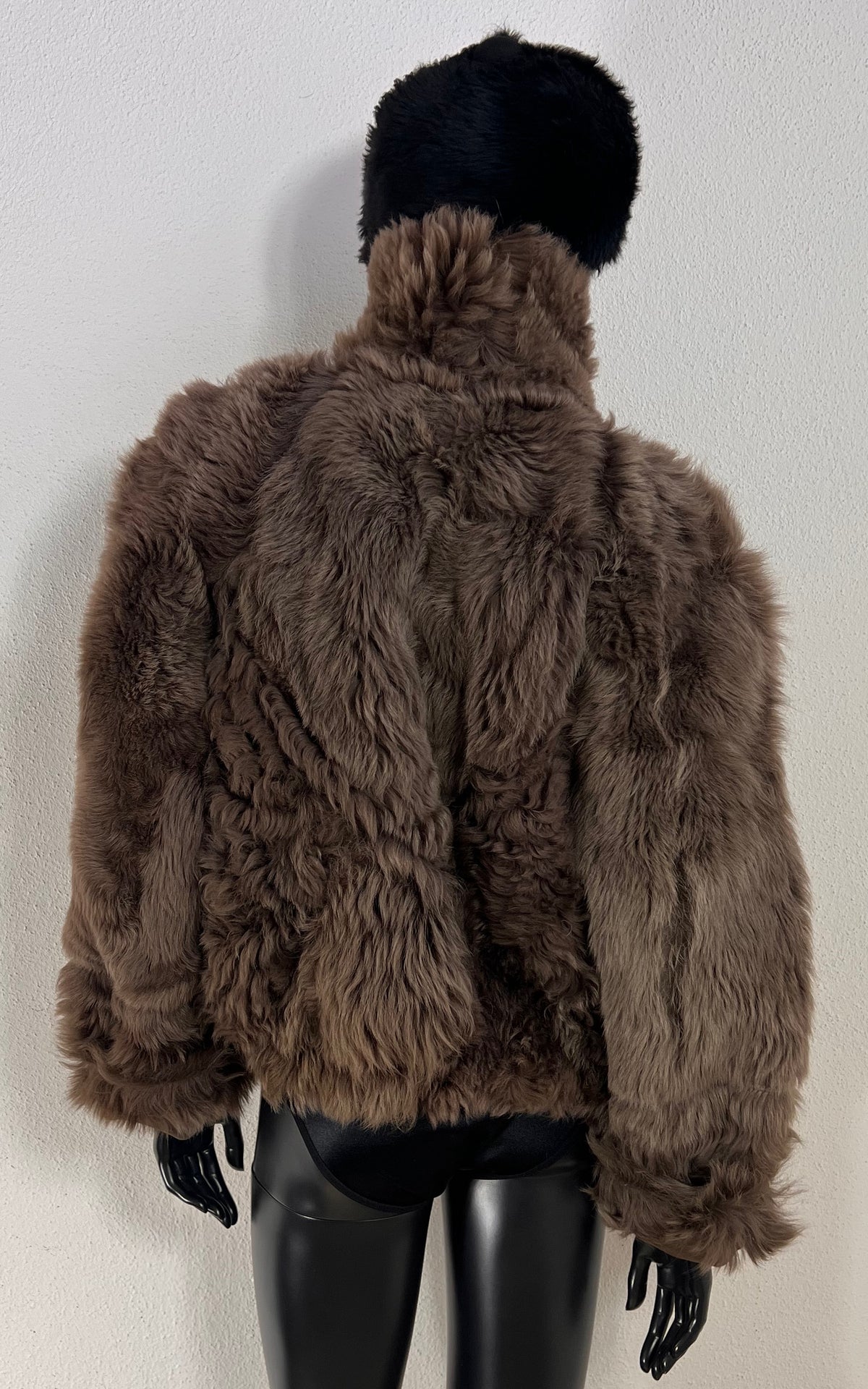 Reworked Curly Lamb Shearling Jacket