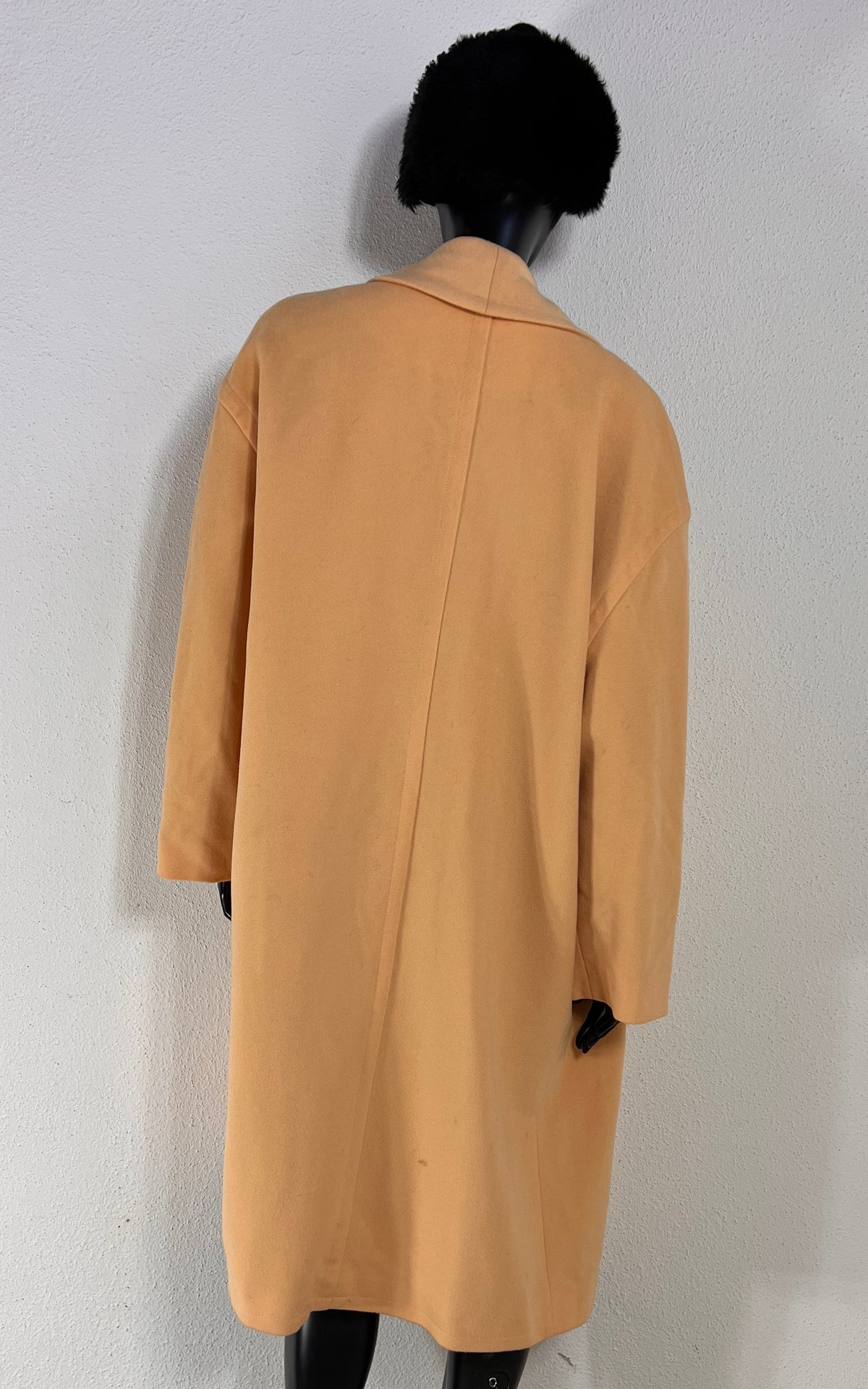 Vintage Escada by Margaretha Ley Apricot Coat – 100% Virgin Wool