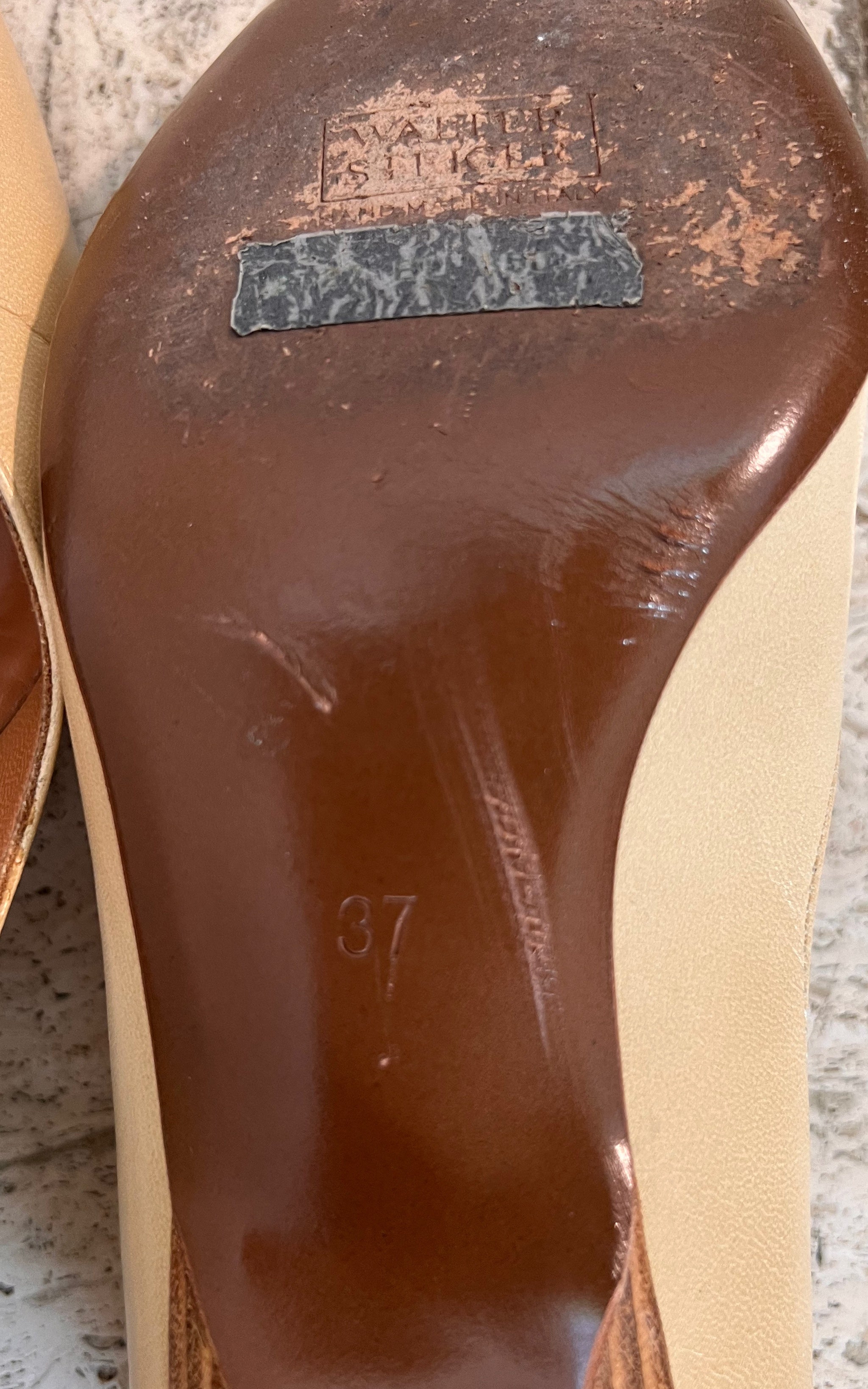 Scarpe vintage Walter Steiger modello Kittenheels modello 37