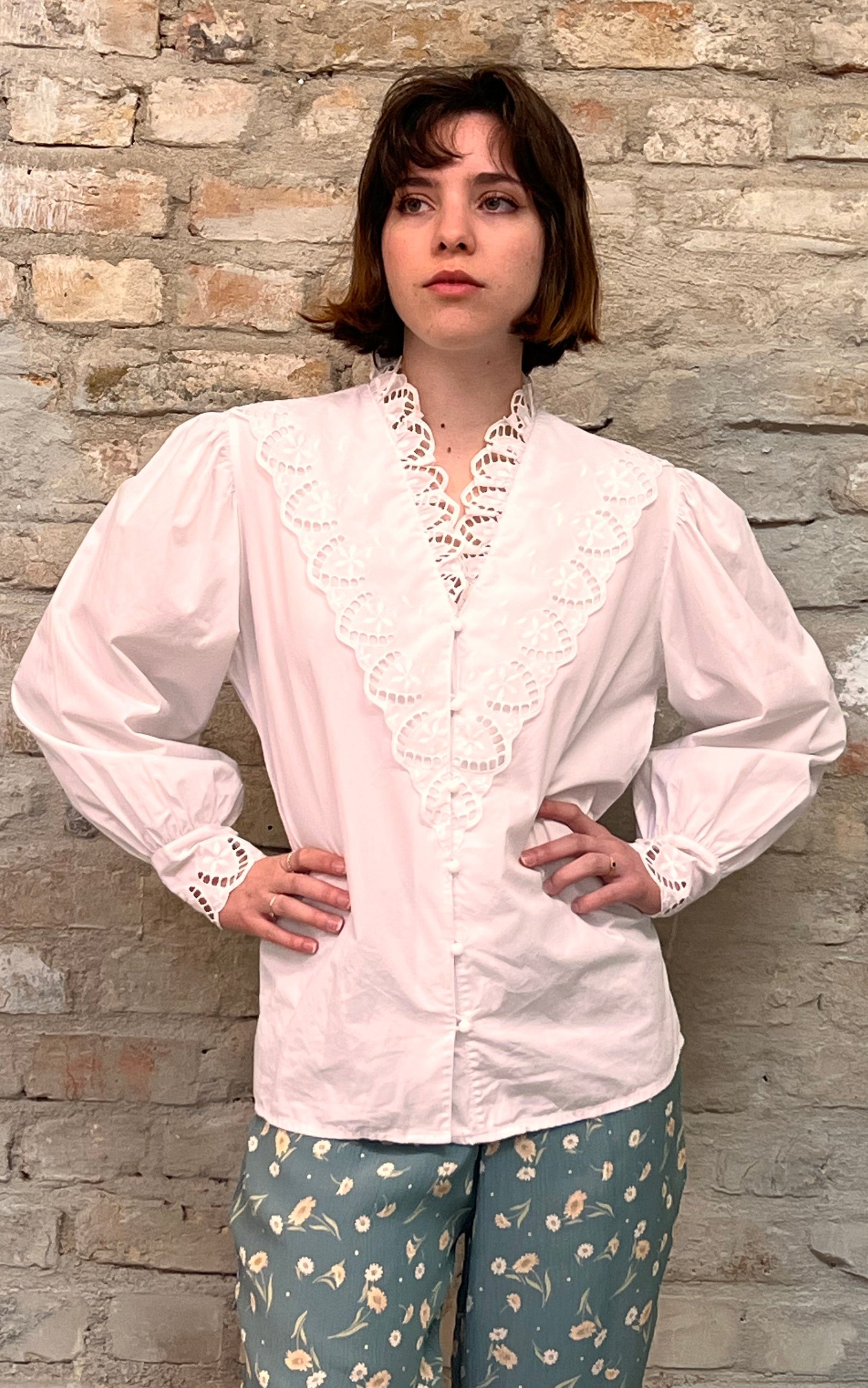 Camicetta in pizzo vintage