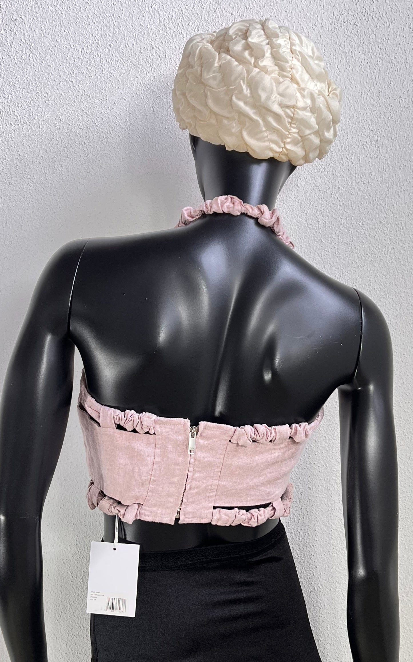 Ganni Hemp Cut Out Top