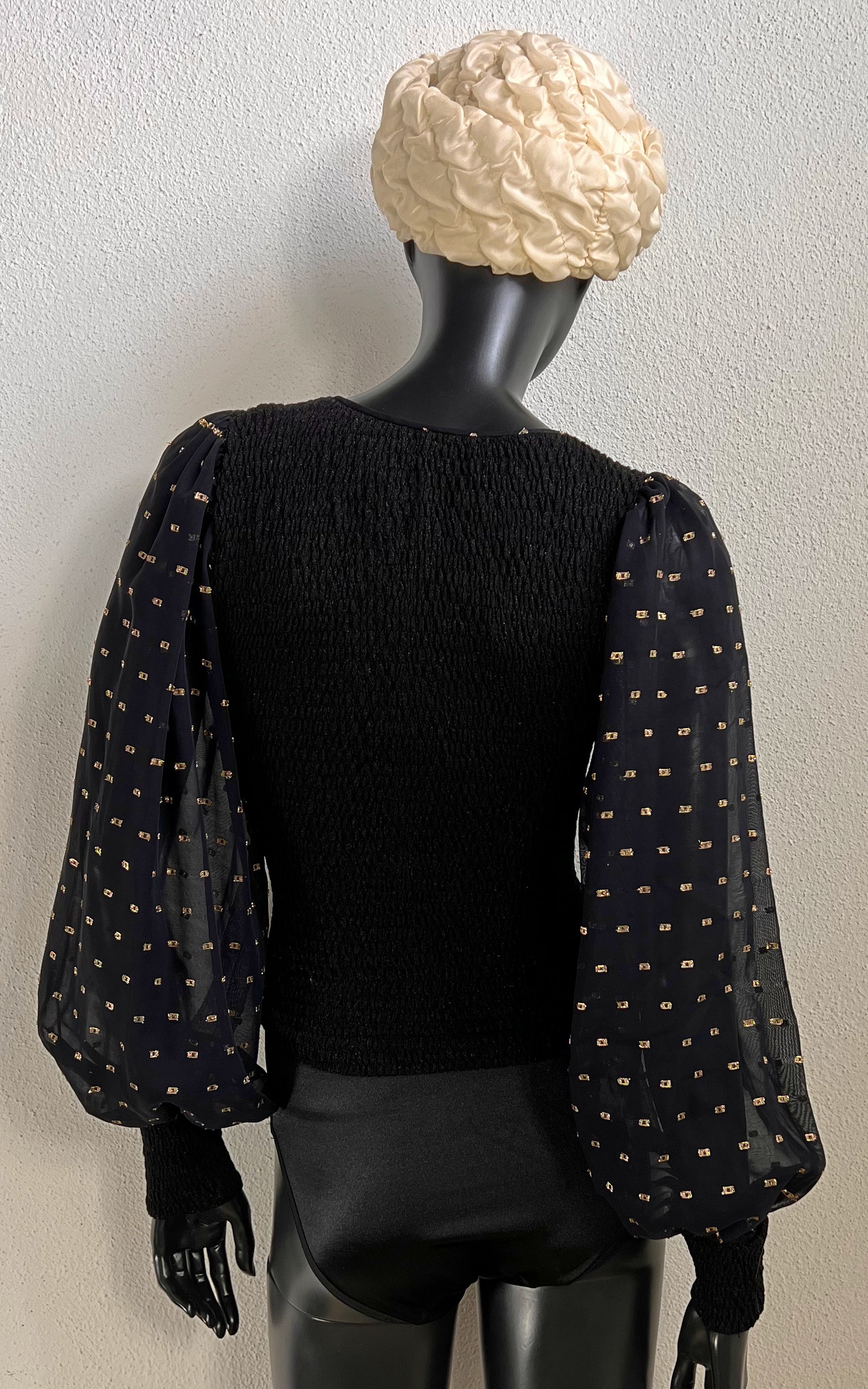 Vintage 70s Top with Ballon Sleeves