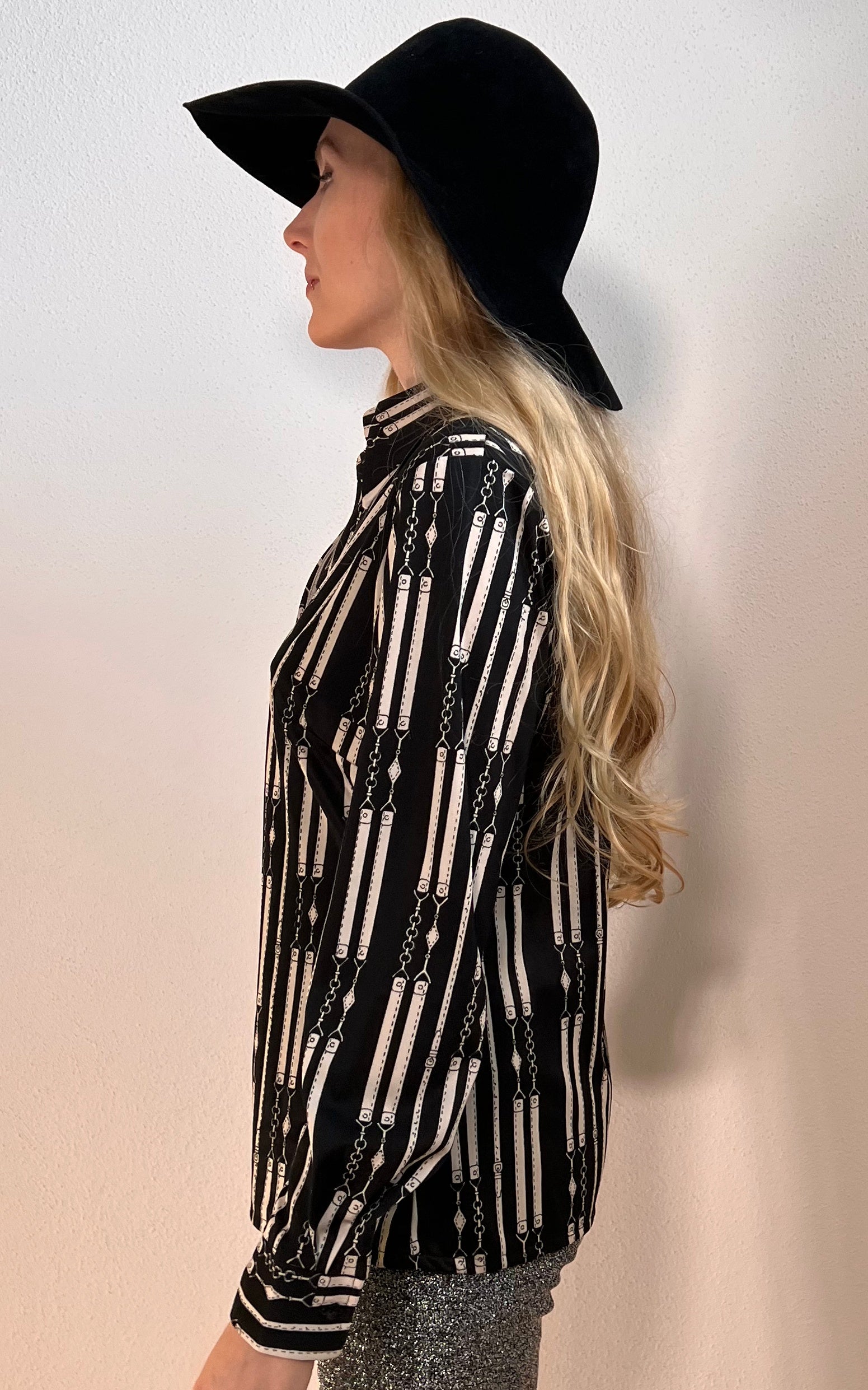 Vintage 70s Horsebit Blouse