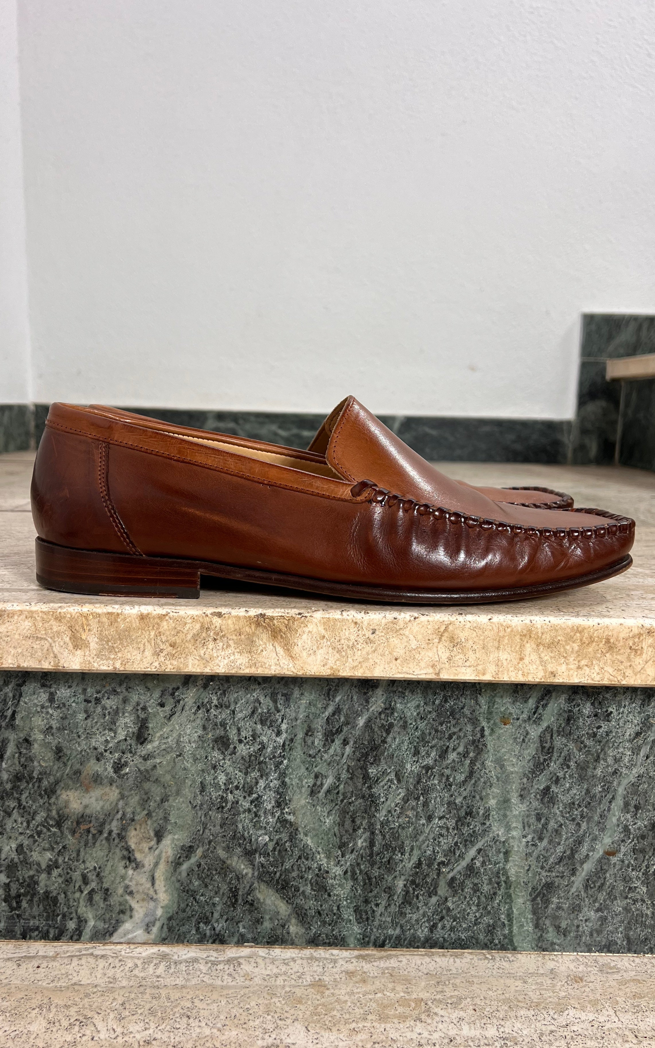 Vintage Galizio Torresi Leather Loafers 44,5