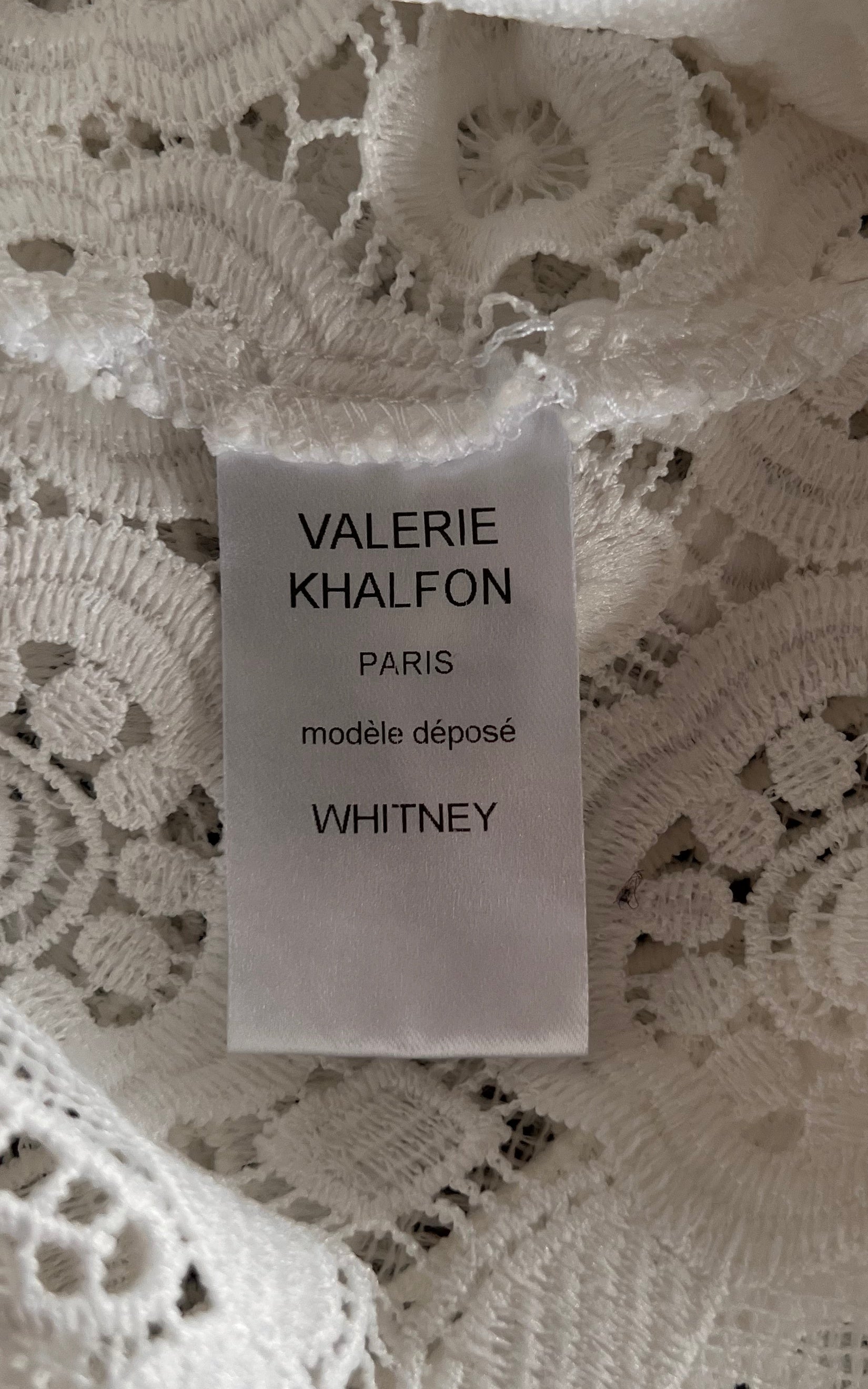 Valerie Khalfon Paris Crochet Style Lace Dress