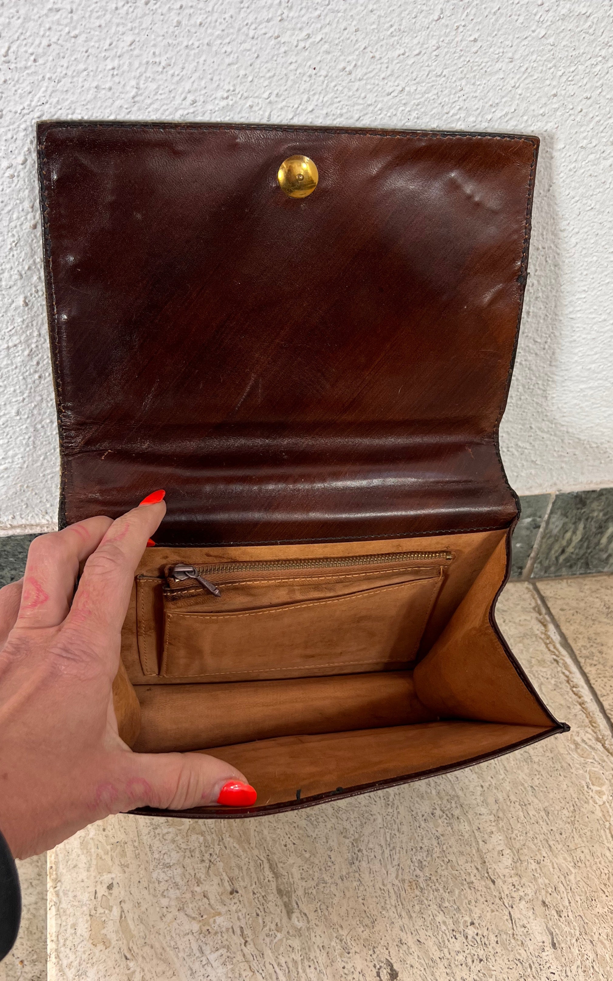 Vintage Goat Hair Shoulder Bag