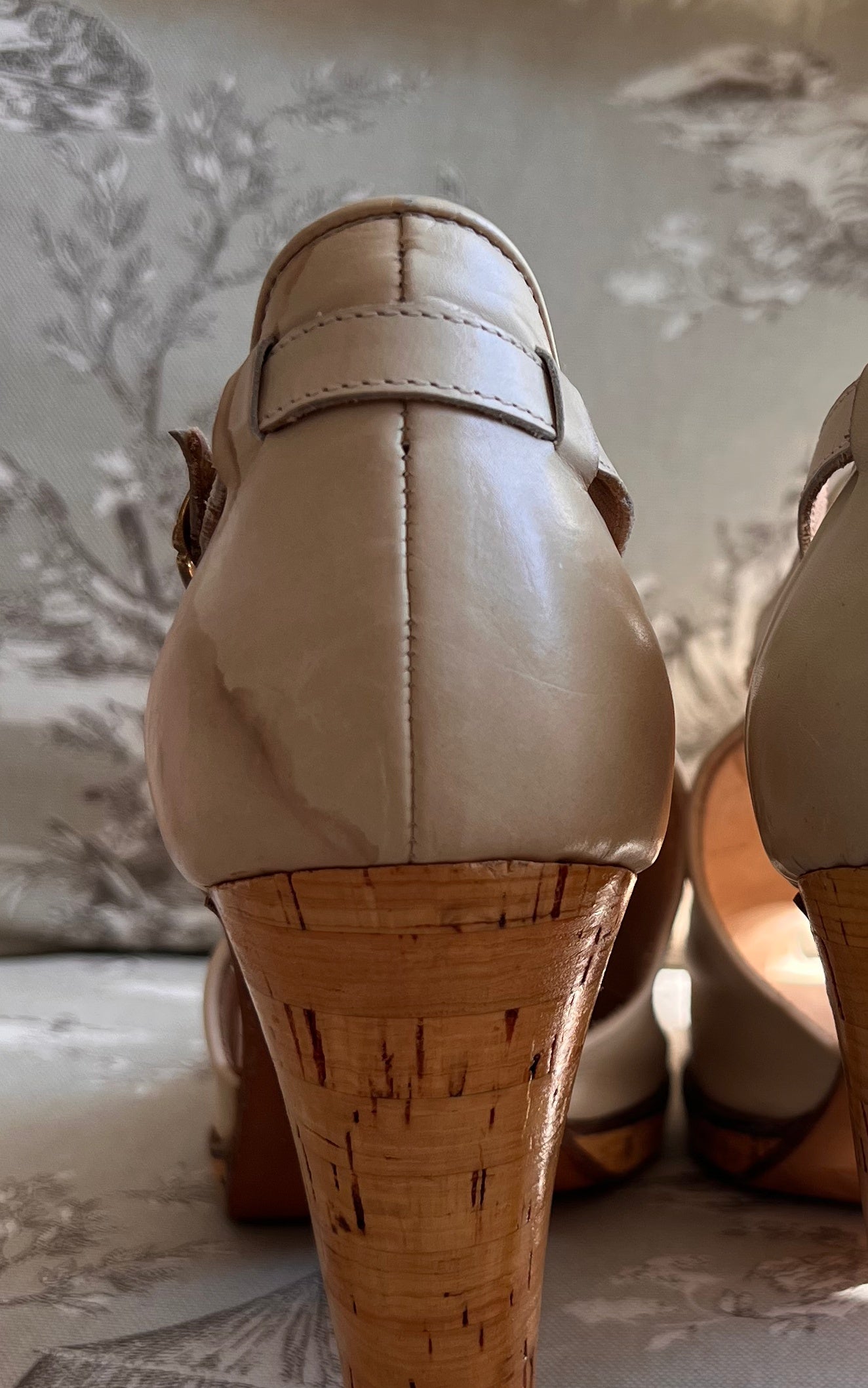 Vintage 70s Heels 38