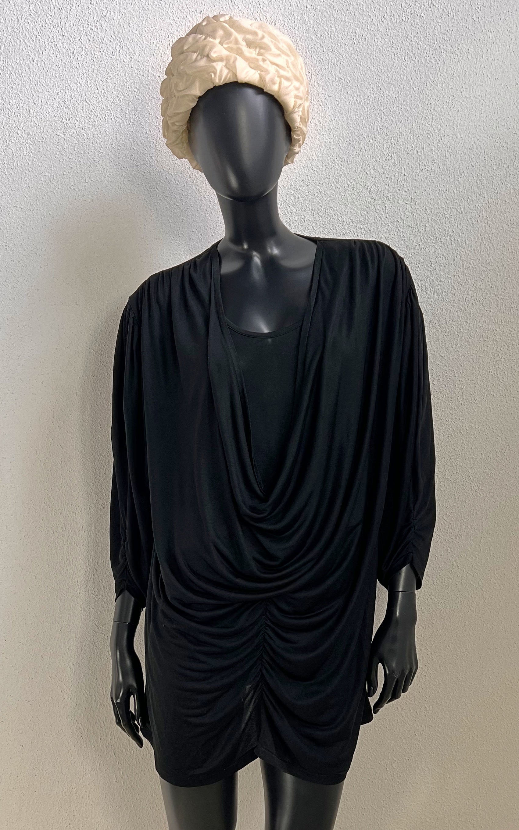 Vintage Puszta Silk Shirt Dress