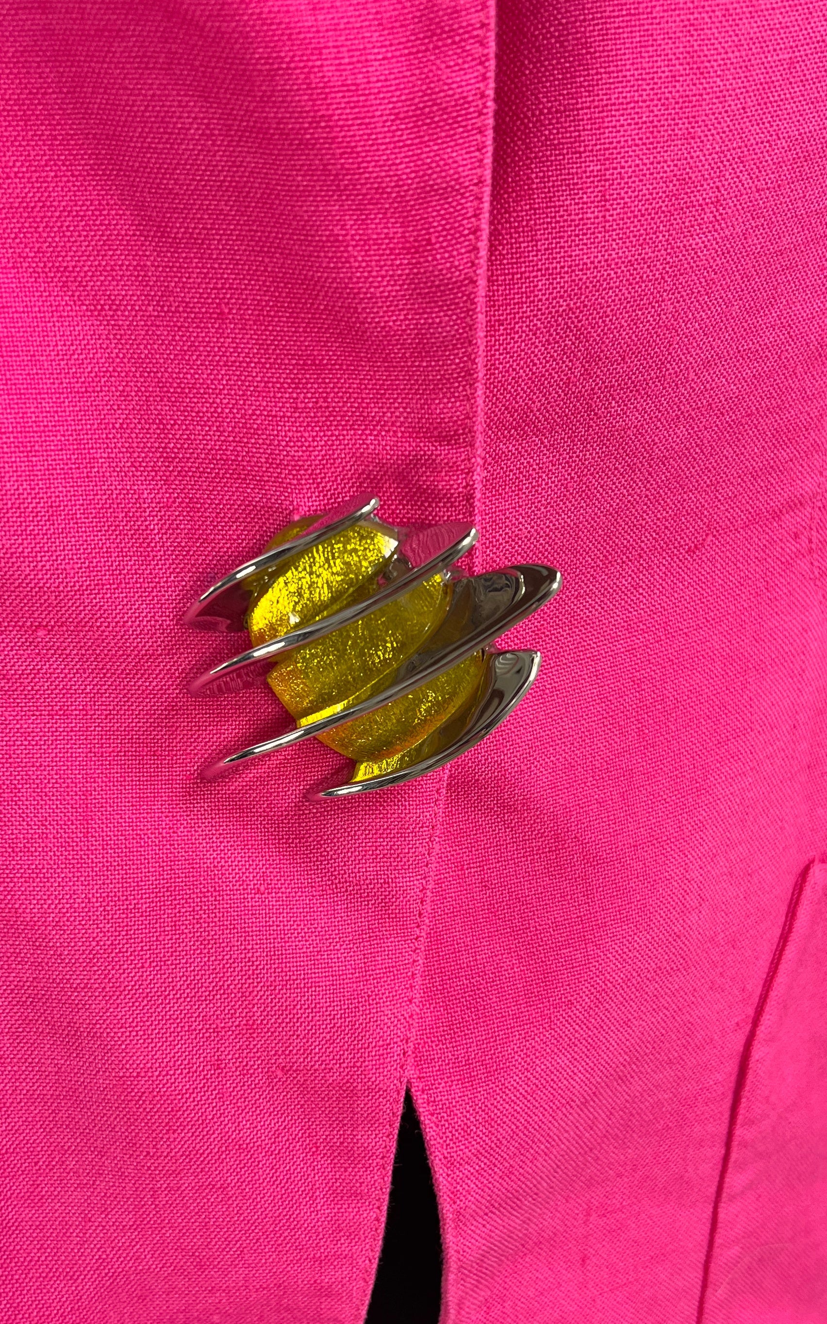Vintage Thierry Mugler Linen Blazer