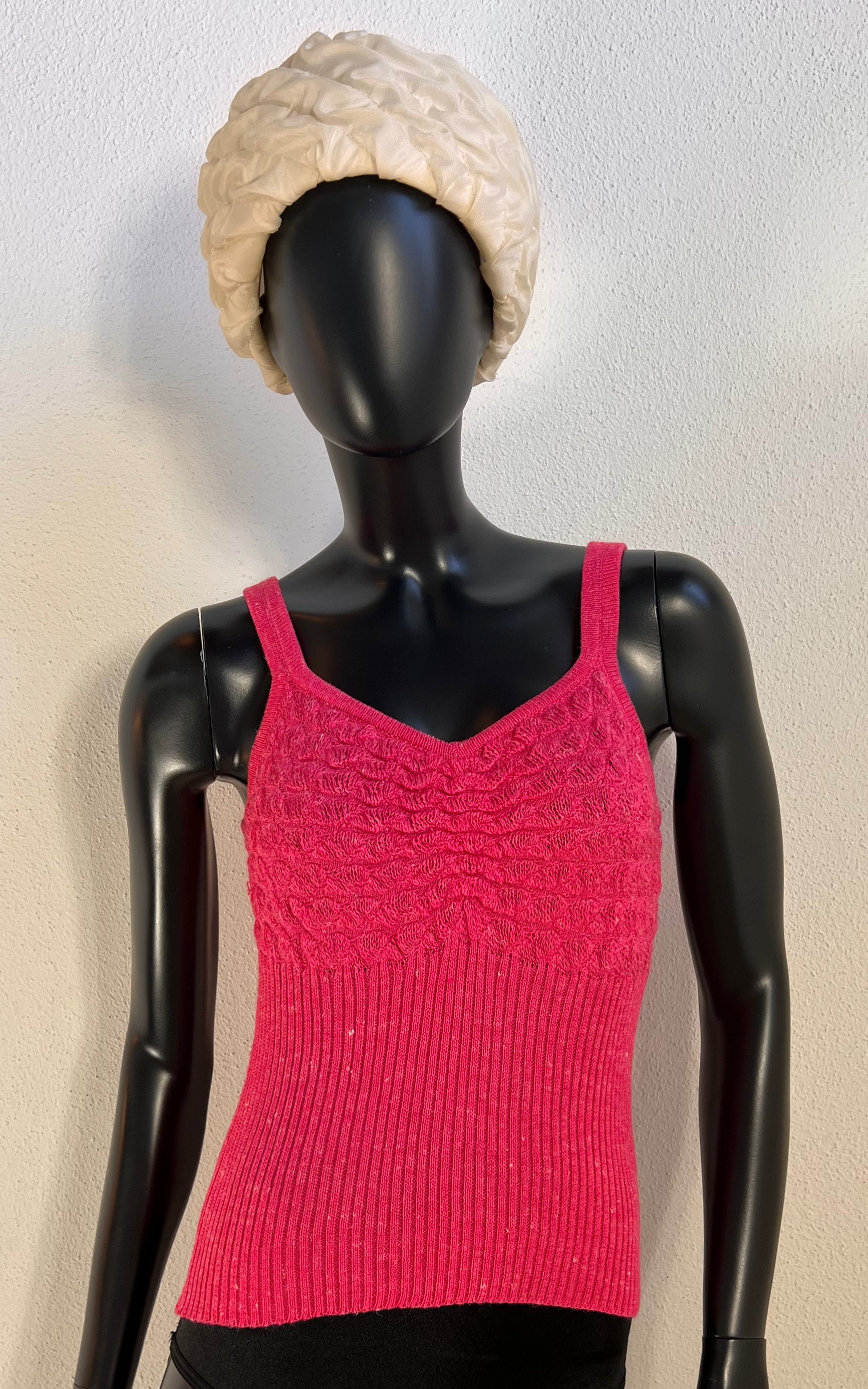 Vintage 70s Bayer Linen Knit Top