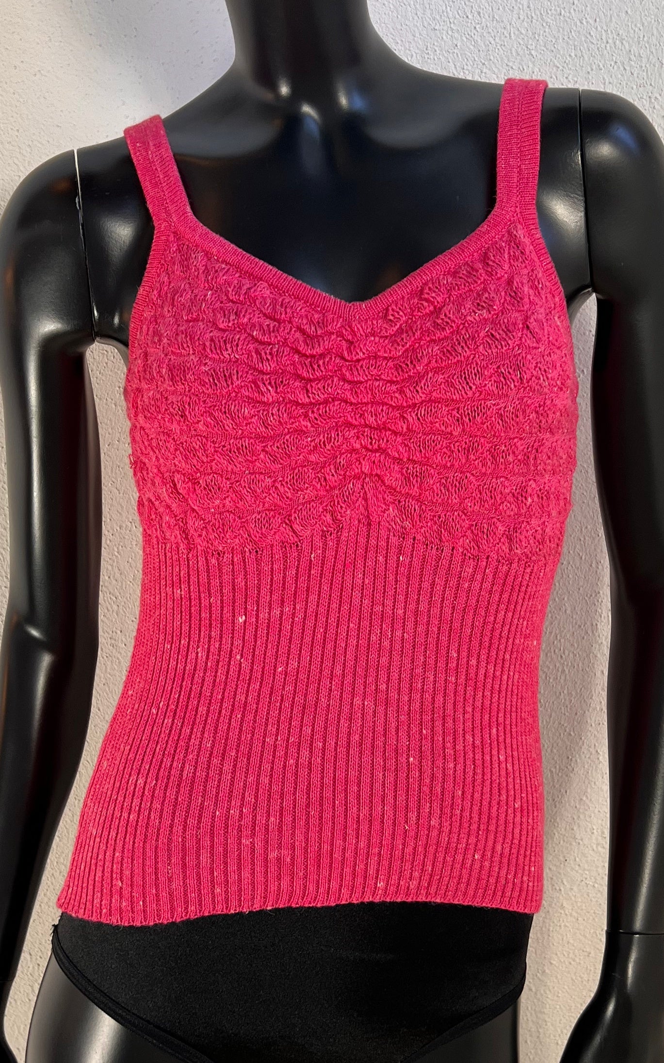 Vintage 70s Bayer Linen Knit Top