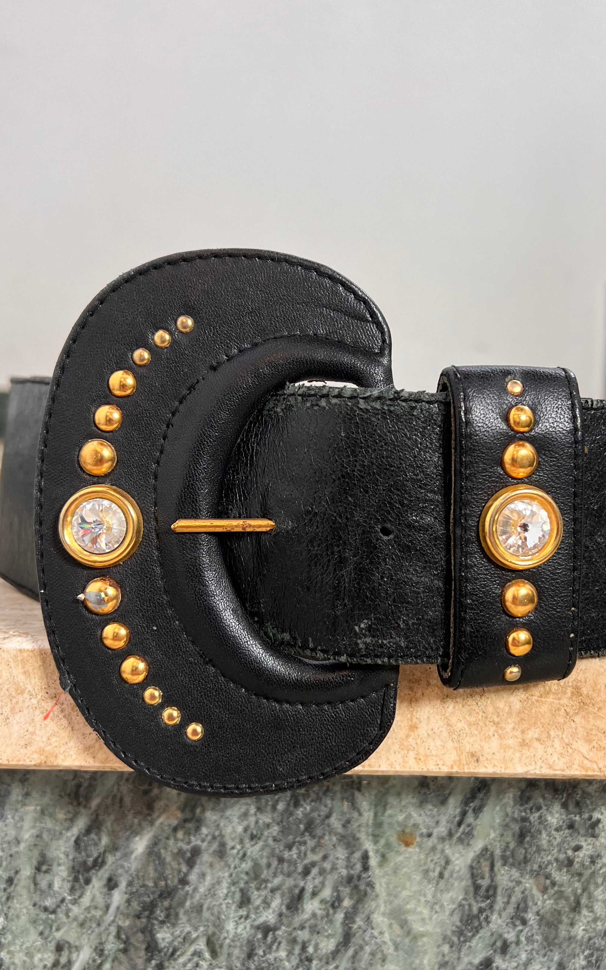 Vintage Big 90s Studded Belt