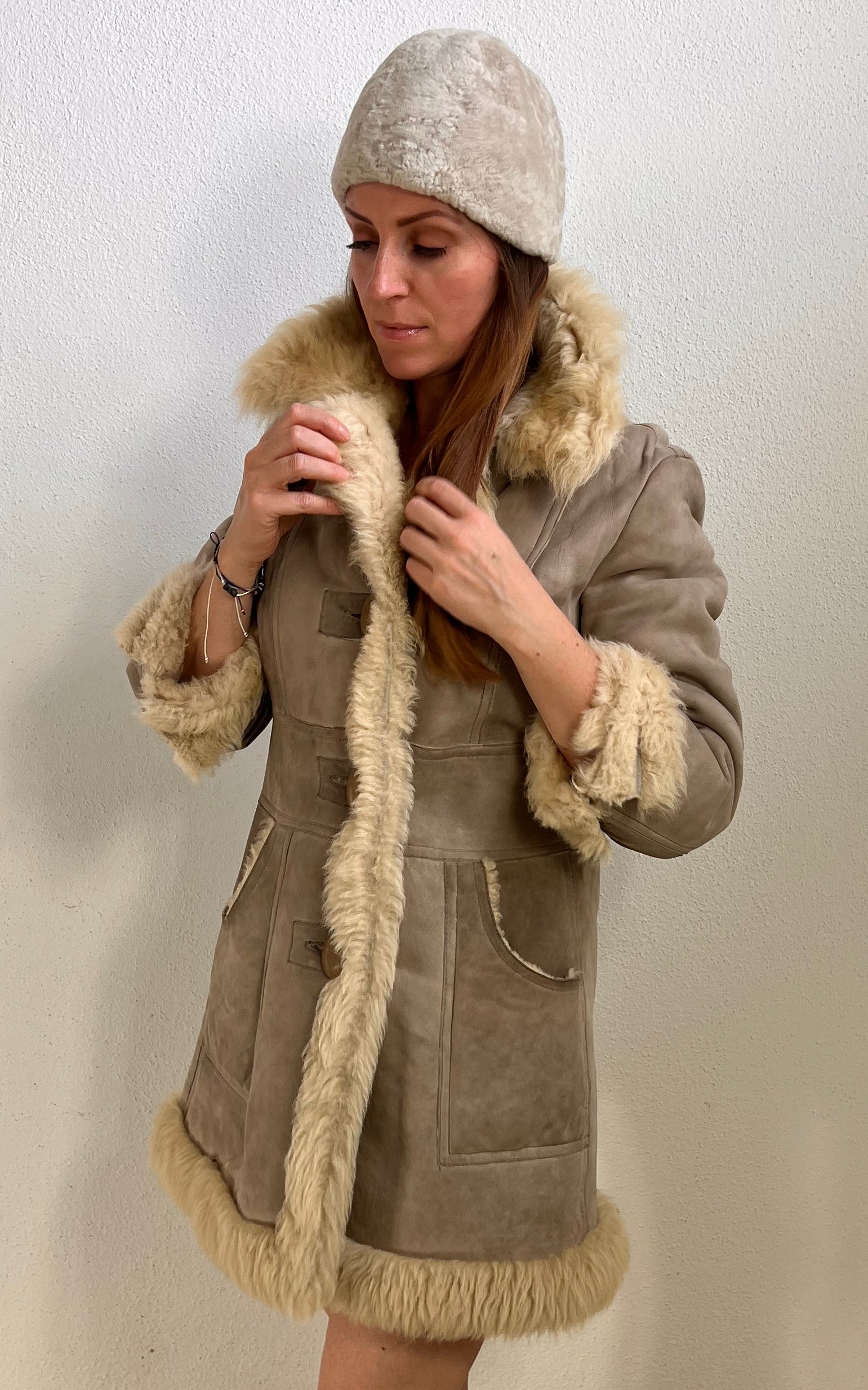 Vintage 1970s Shearling Coat