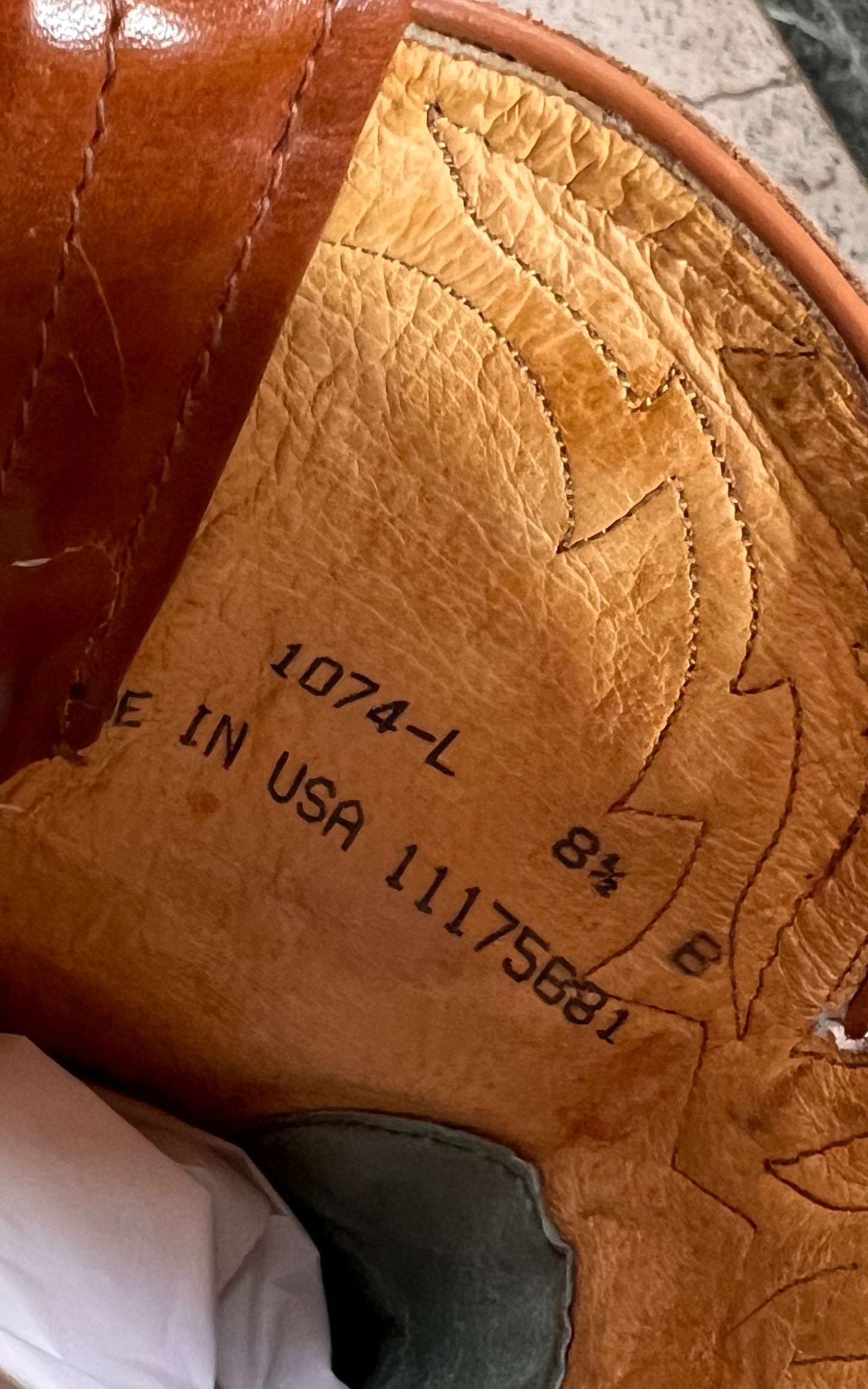 Vintage Tony Lama Two-Tone Leather Cowboy Boots 39 – Made in USA
