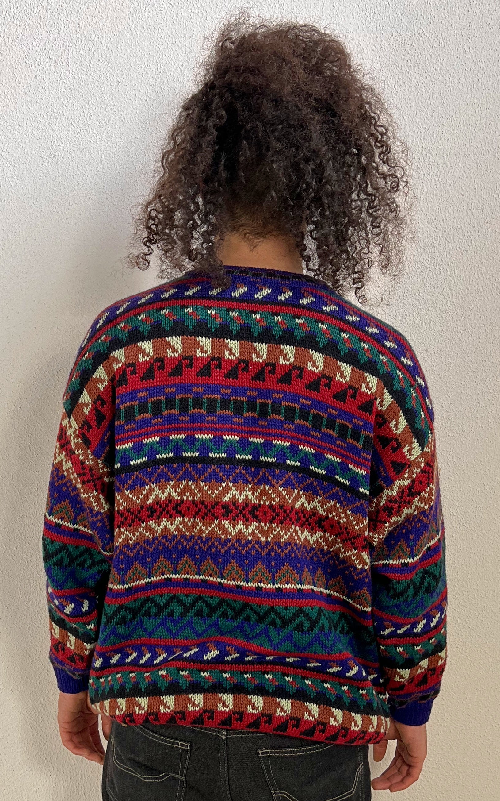 Vintage 90s Mens Benetton Knit Sweater