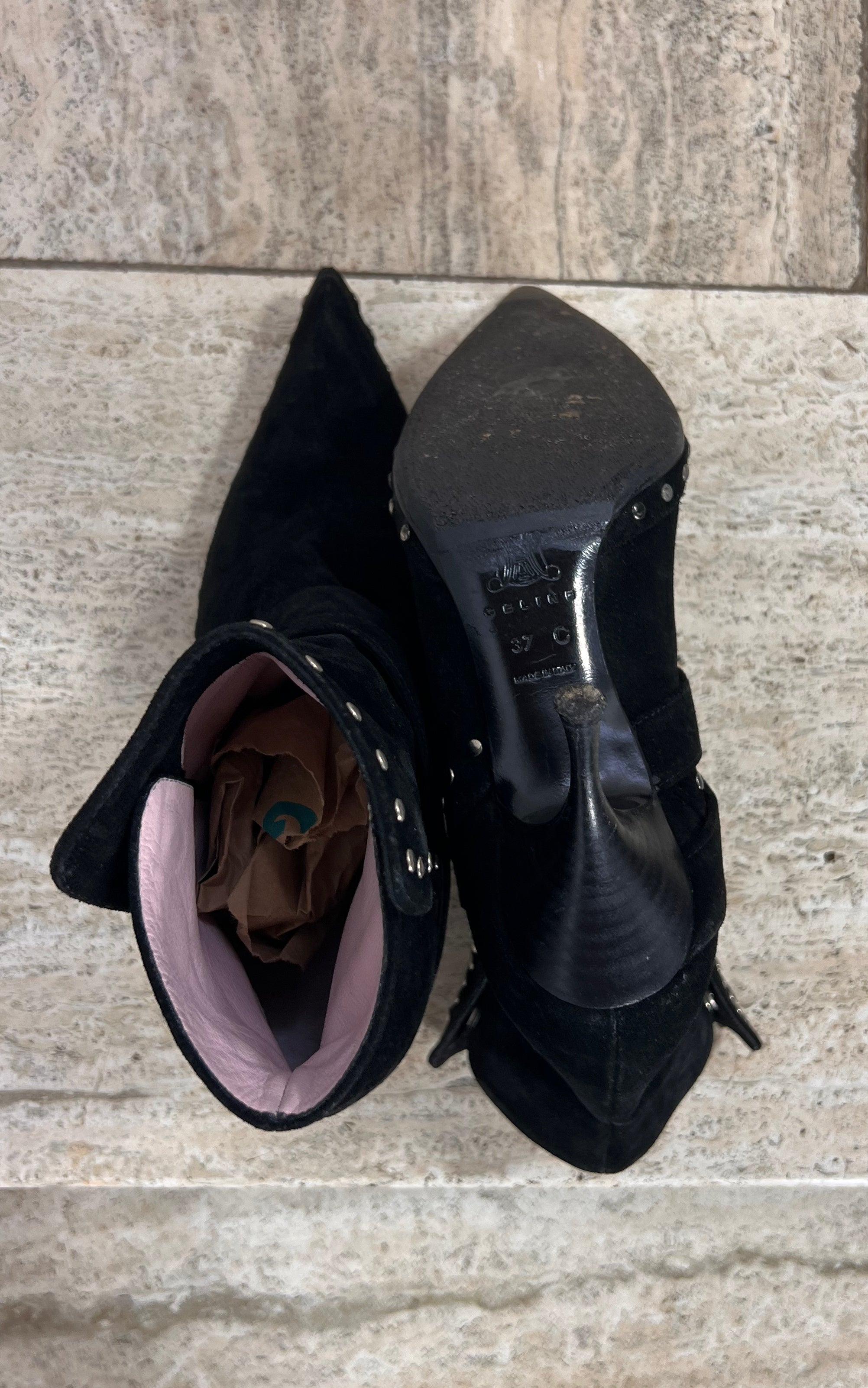 Vintage Celine Paris Heels 37