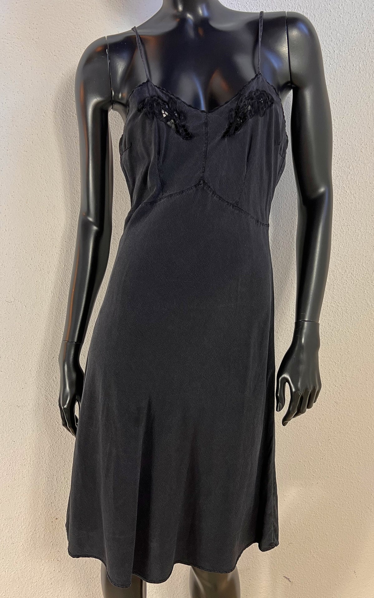 Vintage Washed Silk Slip Dress