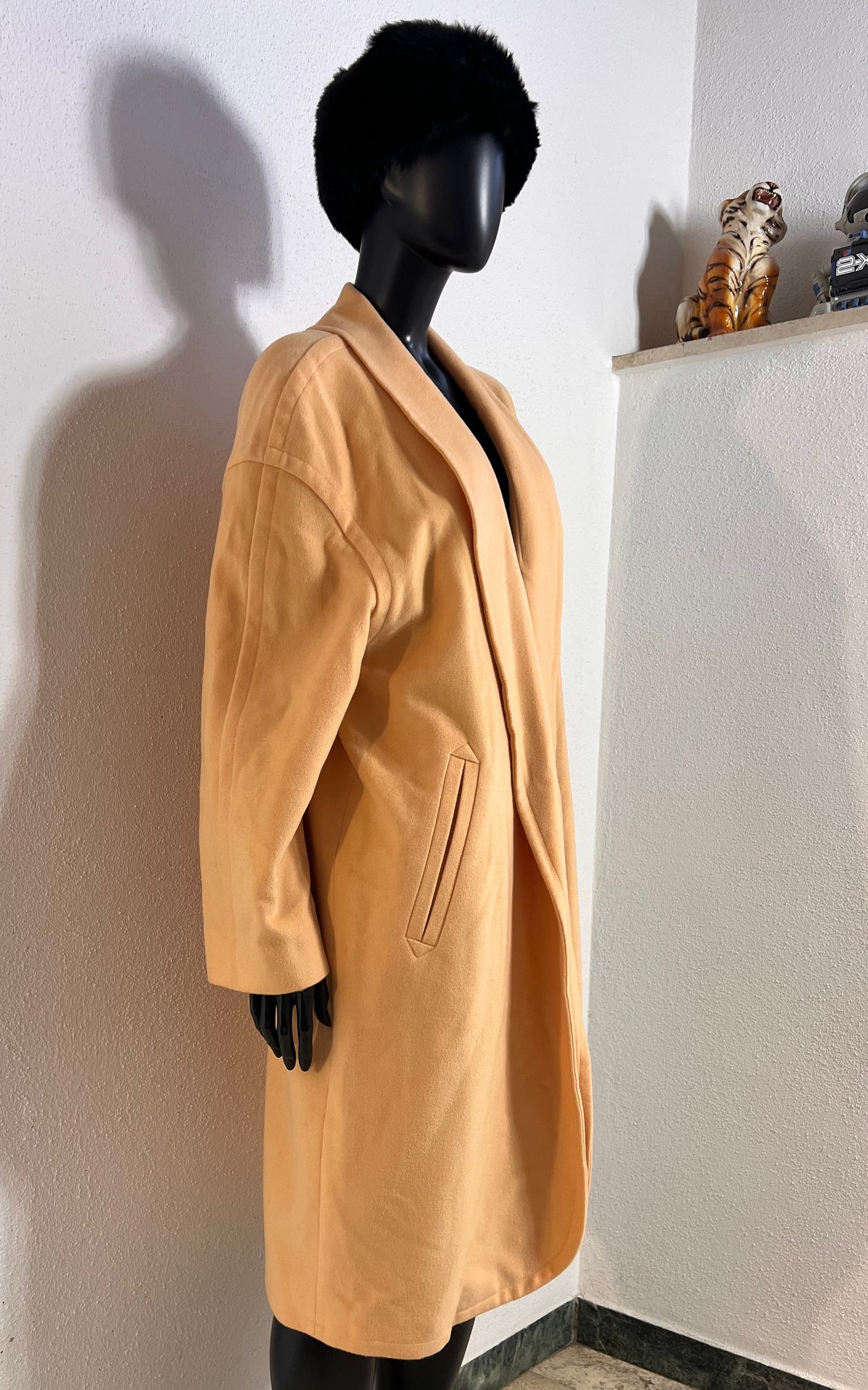 Vintage Escada by Margaretha Ley Apricot Coat – 100% Virgin Wool