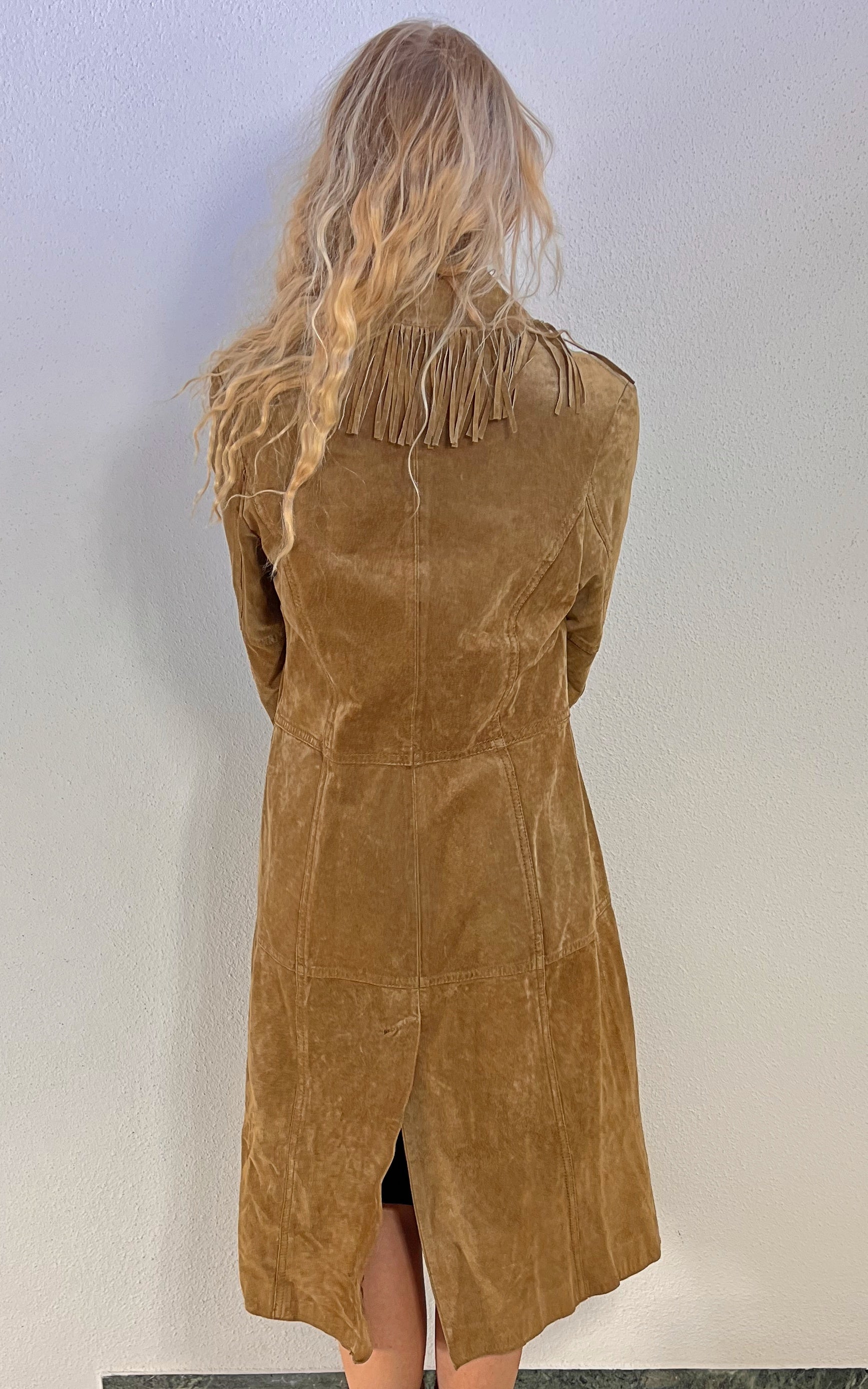 Vintage 90s Morgan de Toi Suede Coat